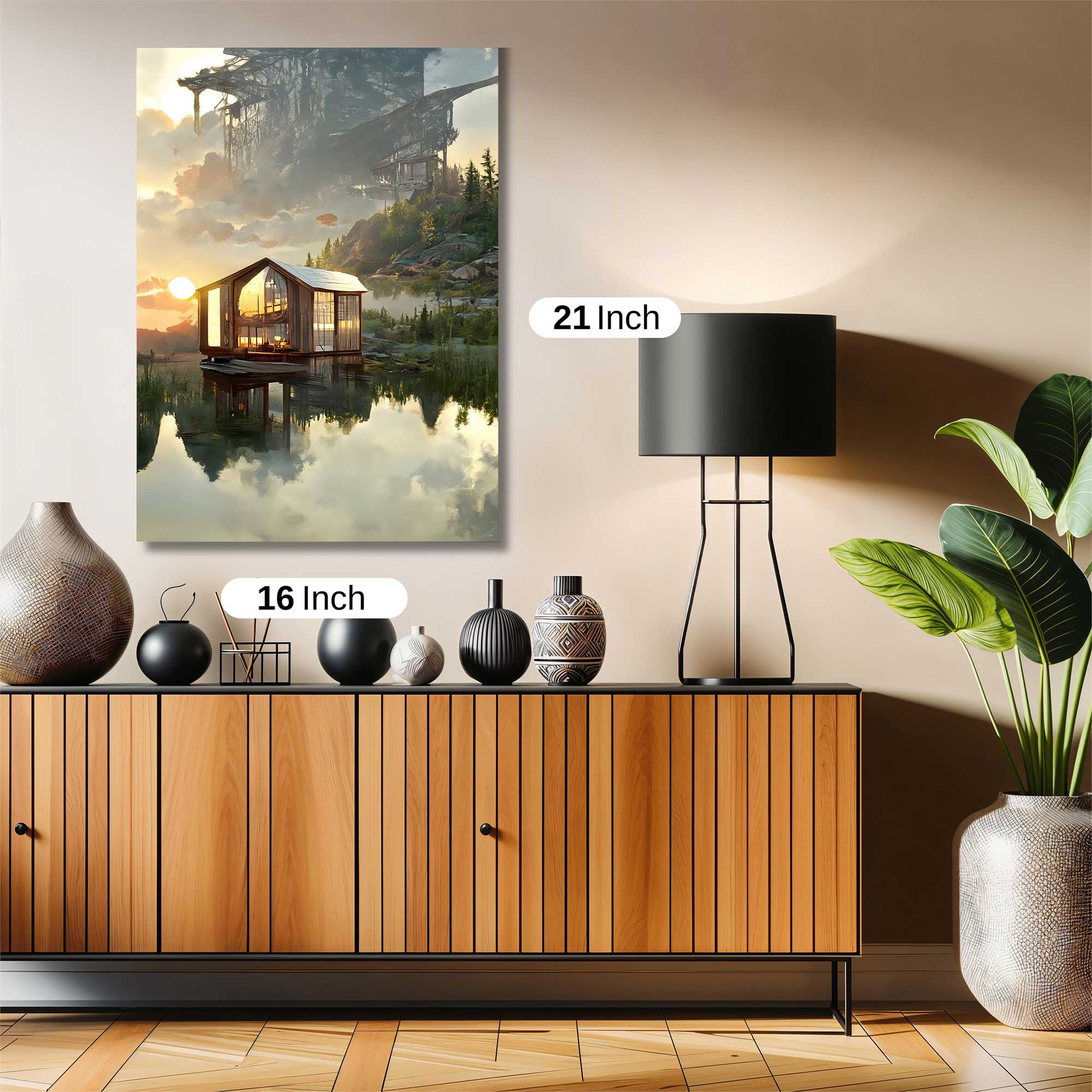 Cabin Tranquil Safe Wall Magnetic / M