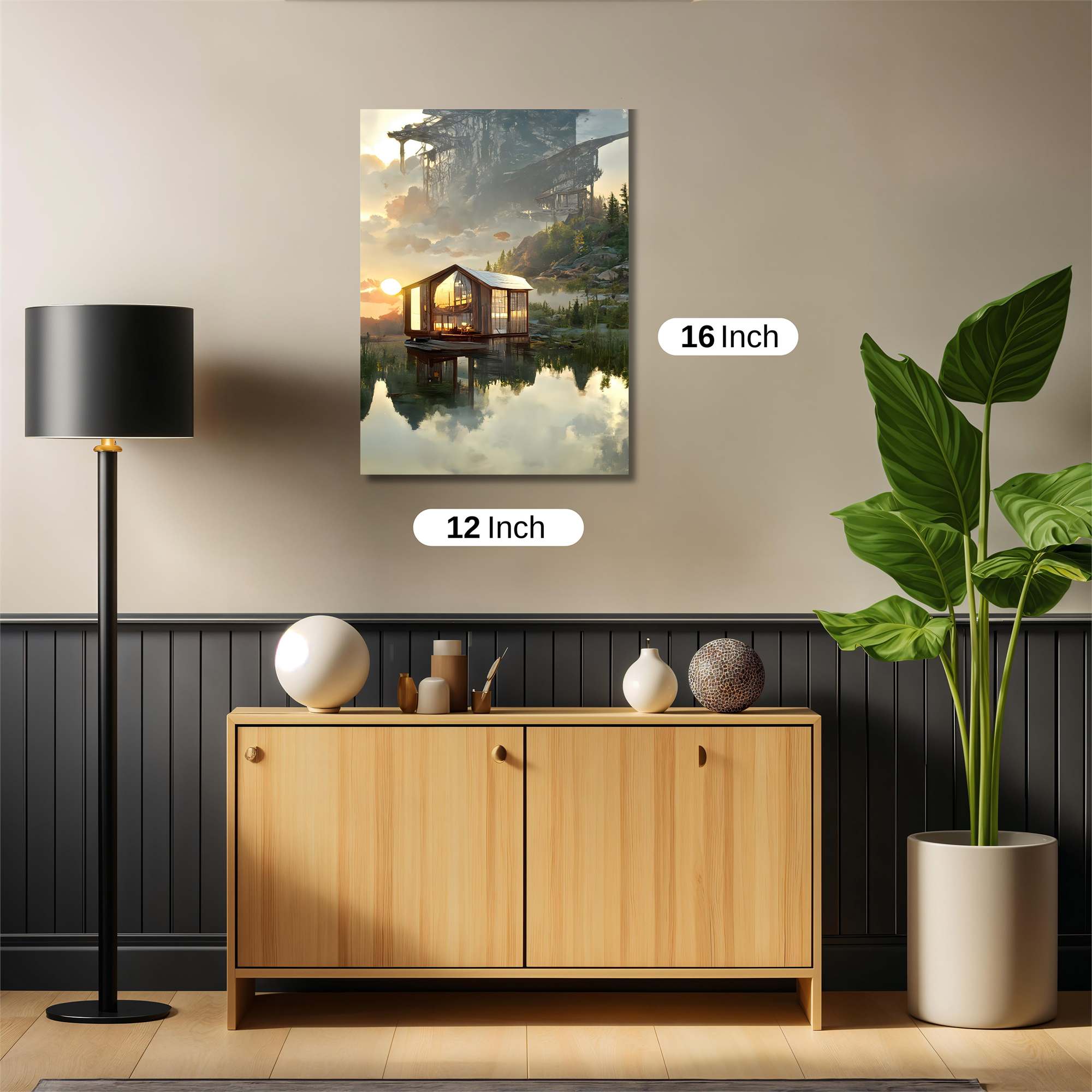 Cabin Tranquil Safe Wall Magnetic / M