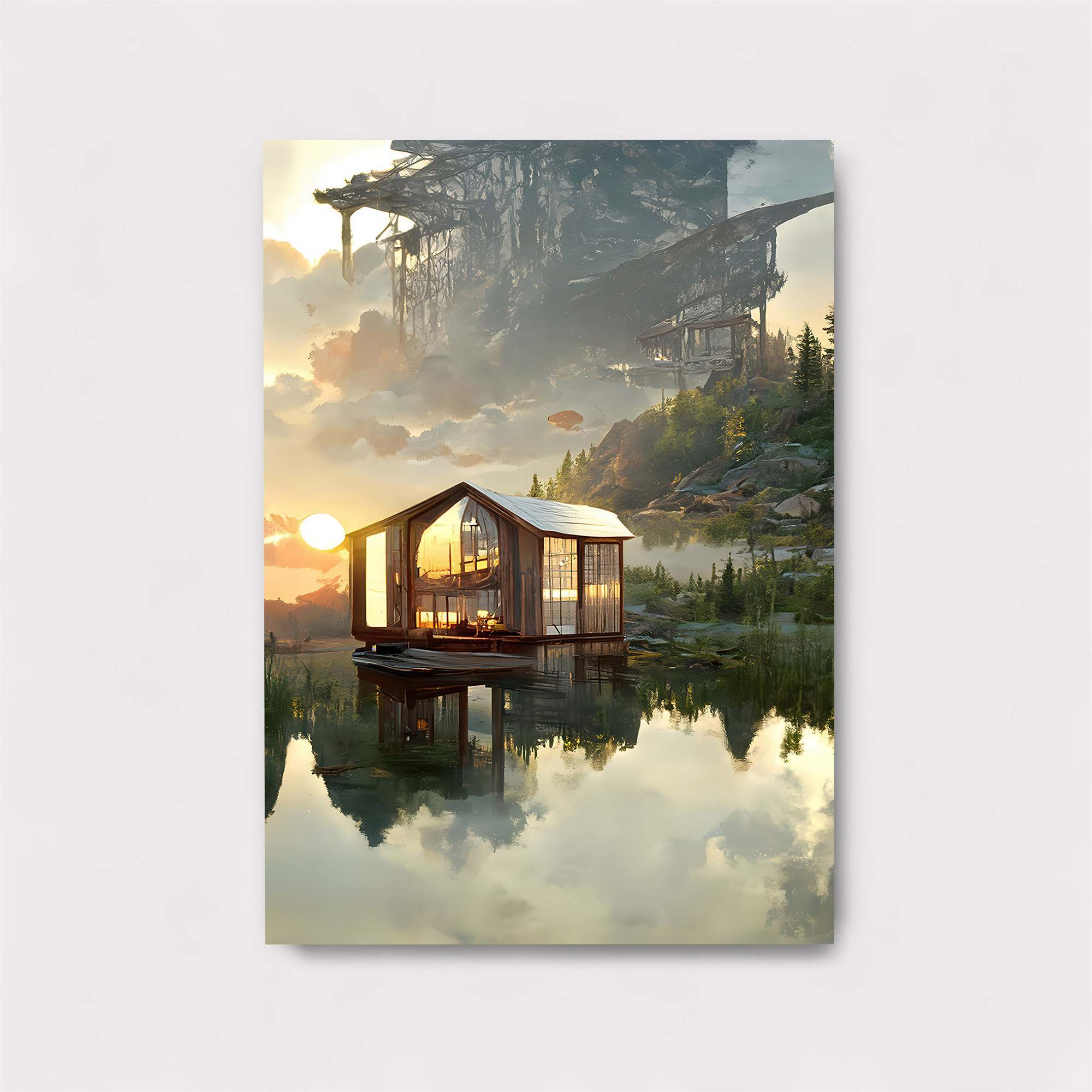 Cabin Tranquil Safe Wall Magnetic / M