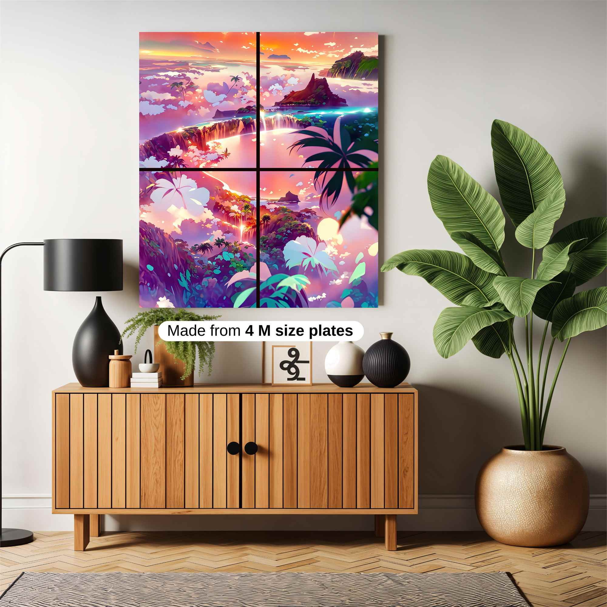 Sunset Serenity Safe Wall Magnetic / M