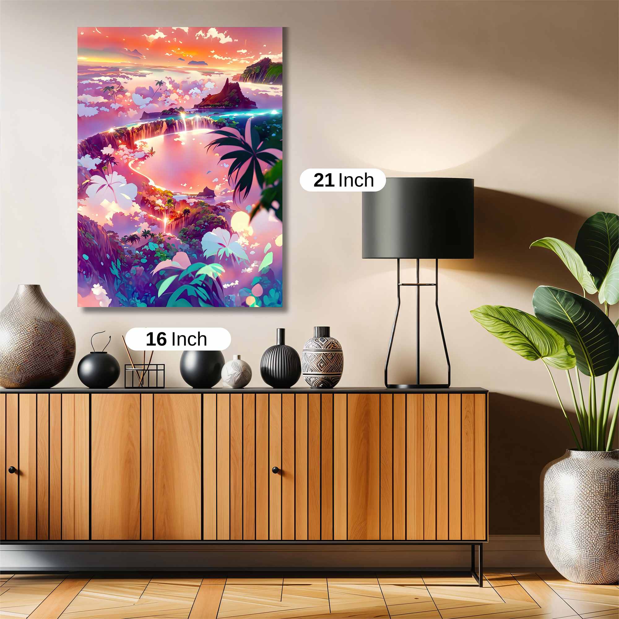 Sunset Serenity Safe Wall Magnetic / M