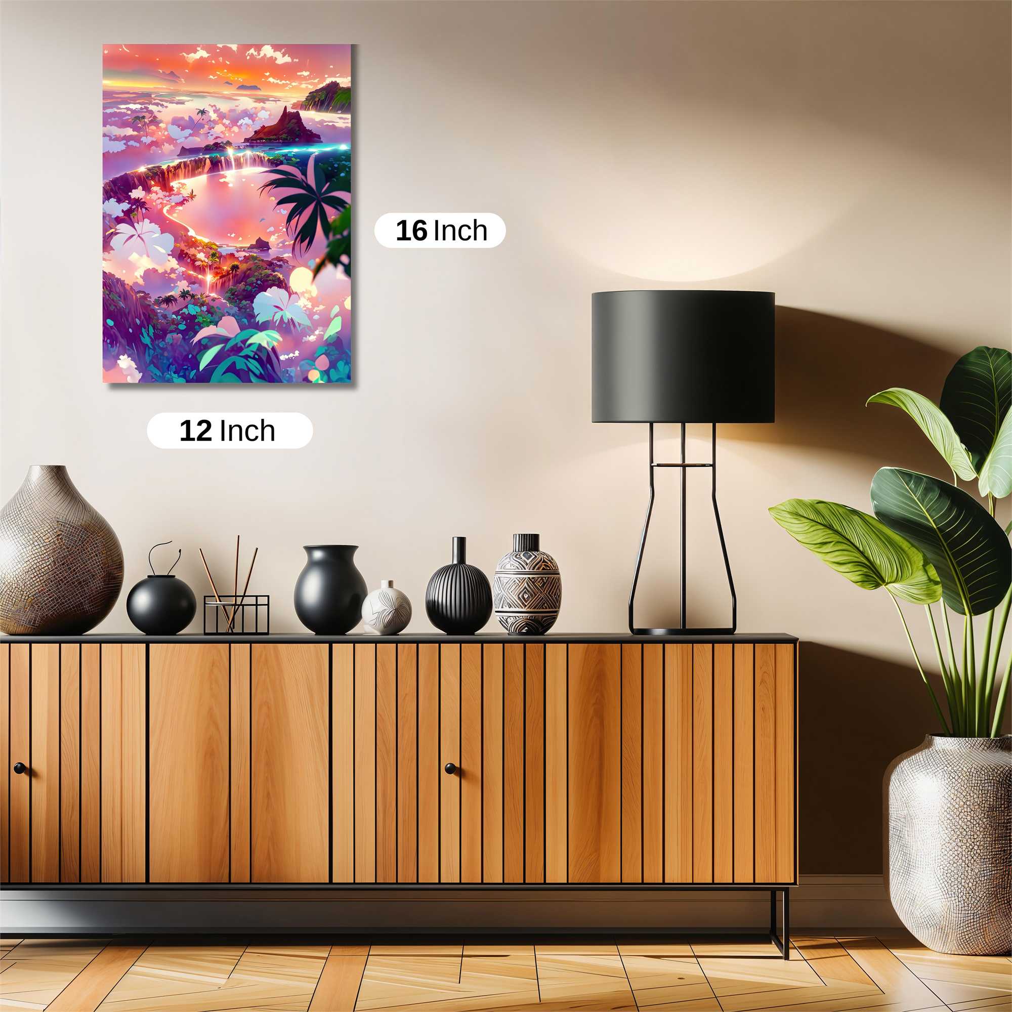 Sunset Serenity Safe Wall Magnetic / M