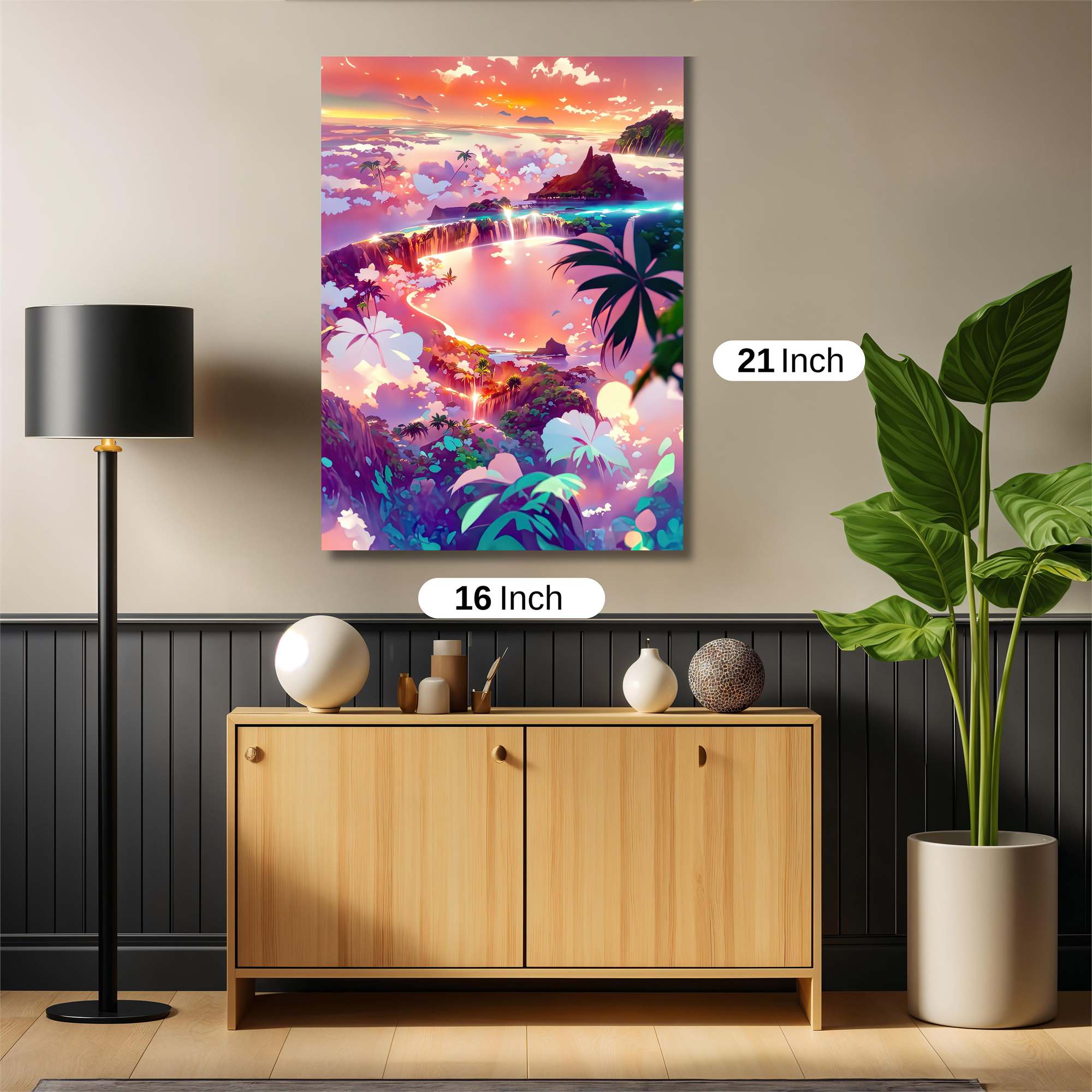 Sunset Serenity Safe Wall Magnetic / M