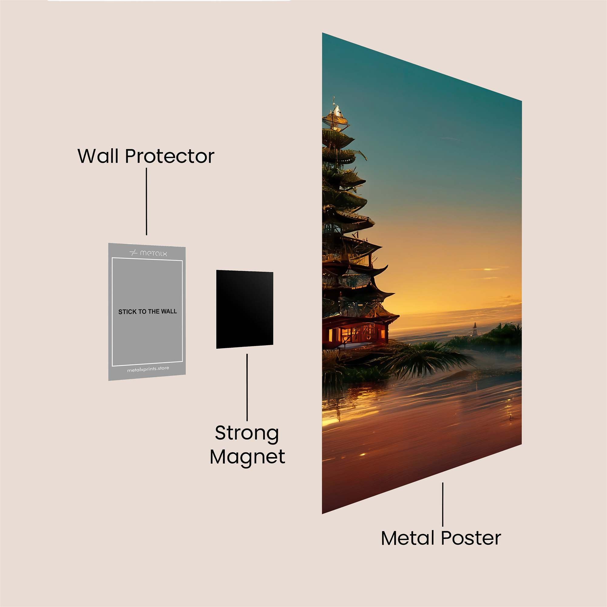 Uluwatu Serenity Safe Wall Magnetic / M