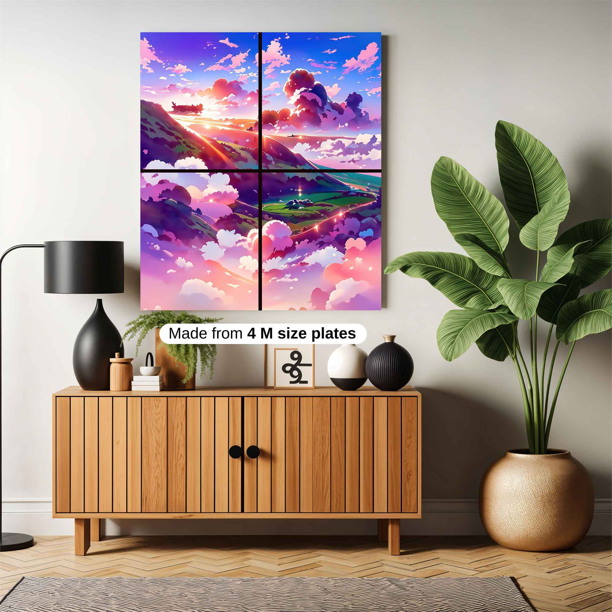 Sunset Serenity Safe Wall Magnetic / M