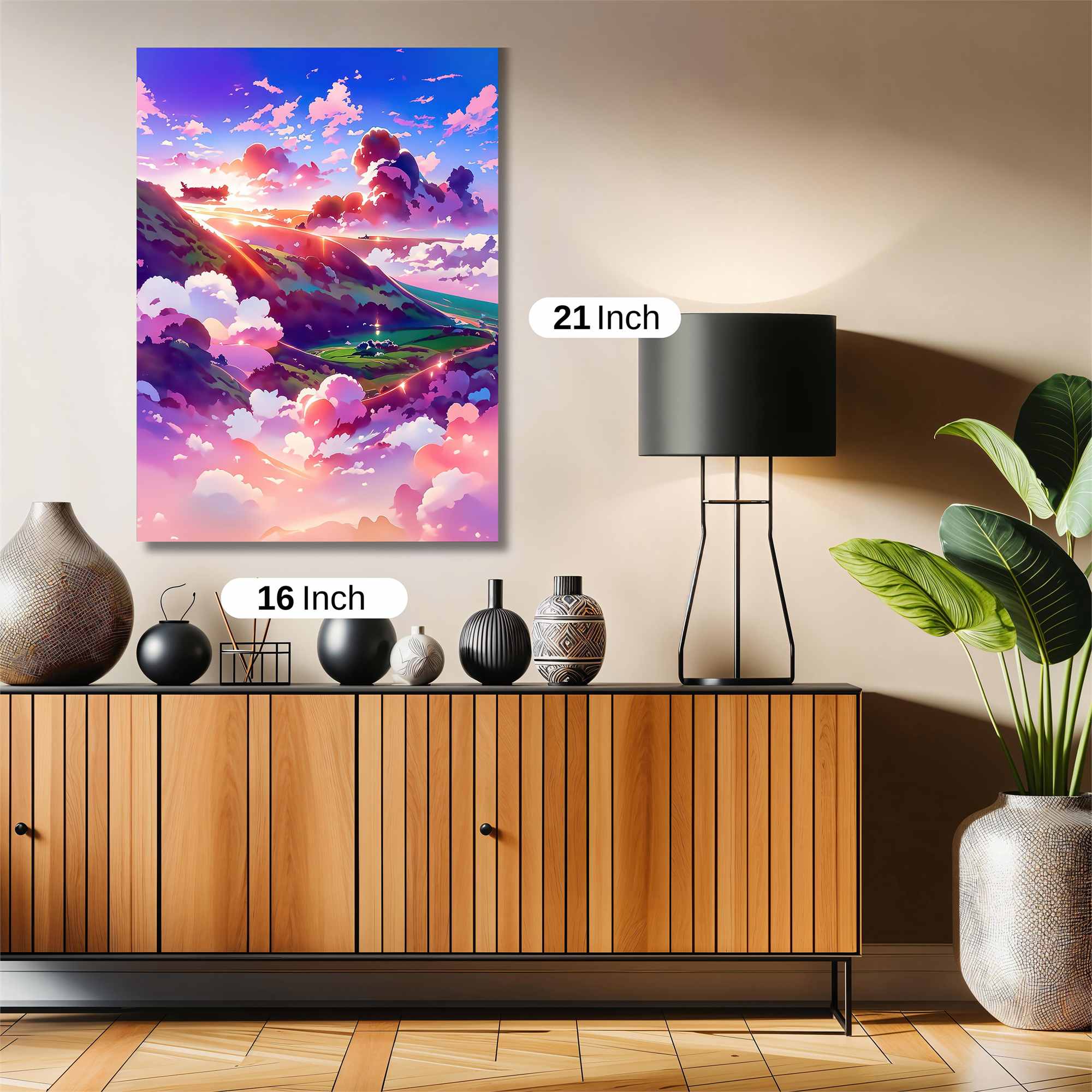 Sunset Serenity Safe Wall Magnetic / M