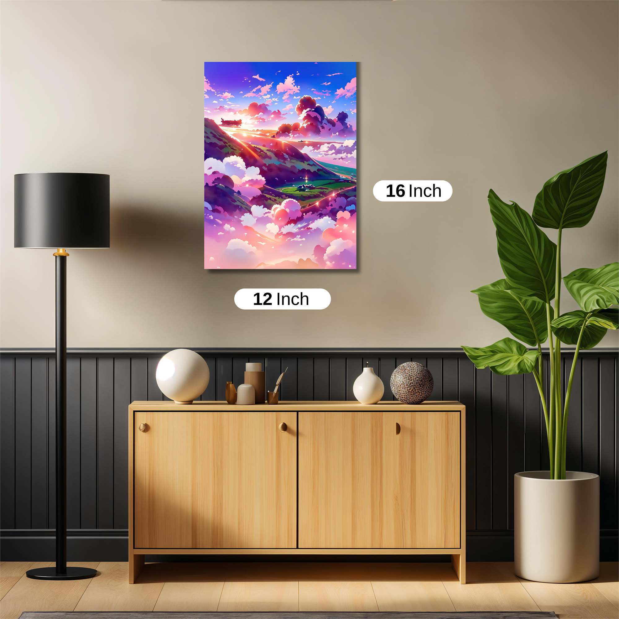 Sunset Serenity Safe Wall Magnetic / M