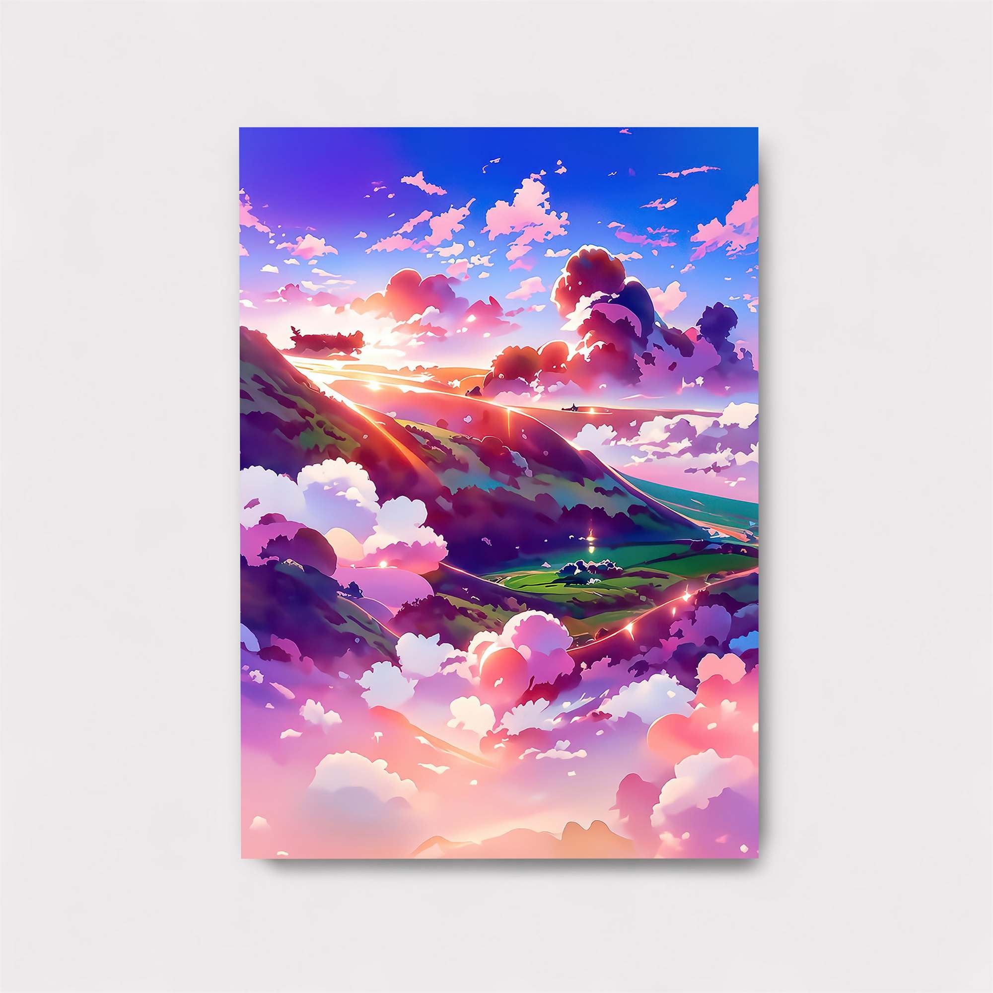 Sunset Serenity Safe Wall Magnetic / M