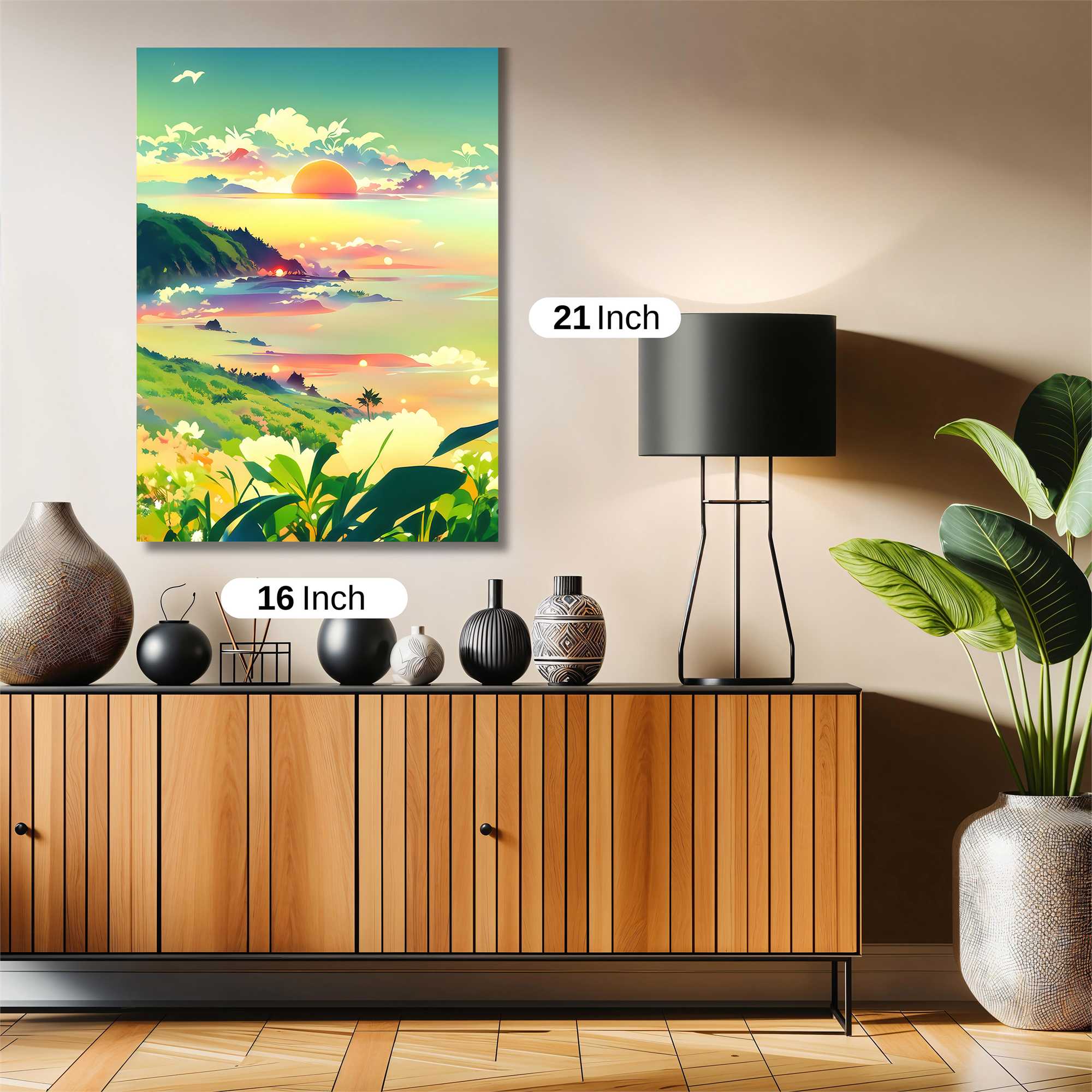 Sunrise Serenity Safe Wall Magnetic / M