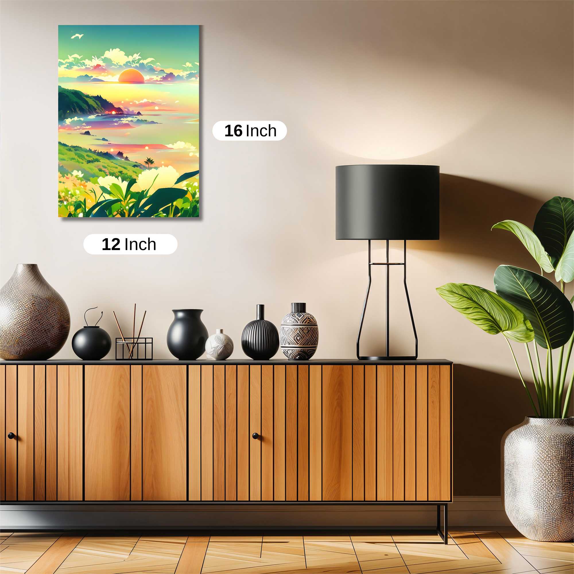 Sunrise Serenity Safe Wall Magnetic / M