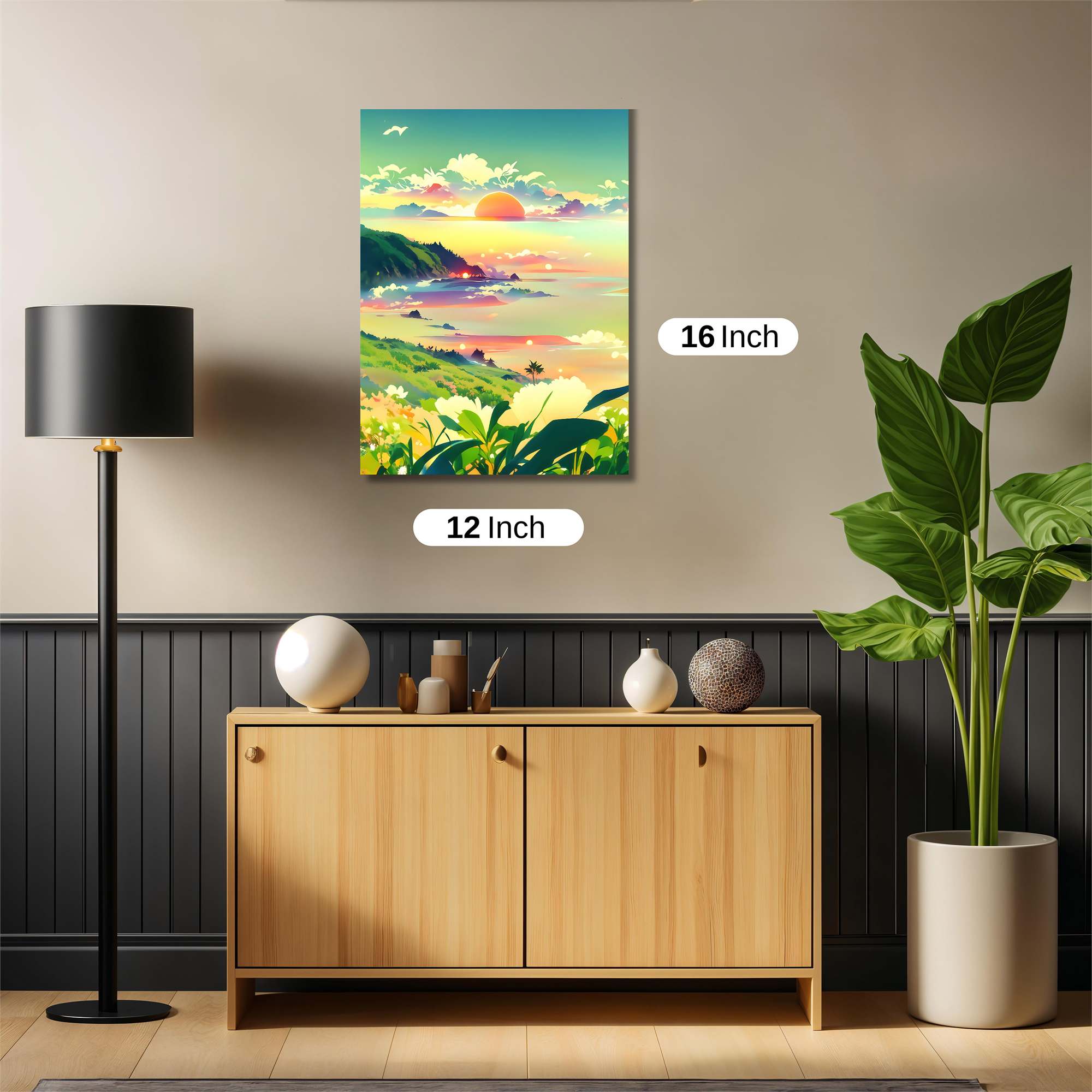 Sunrise Serenity Safe Wall Magnetic / M