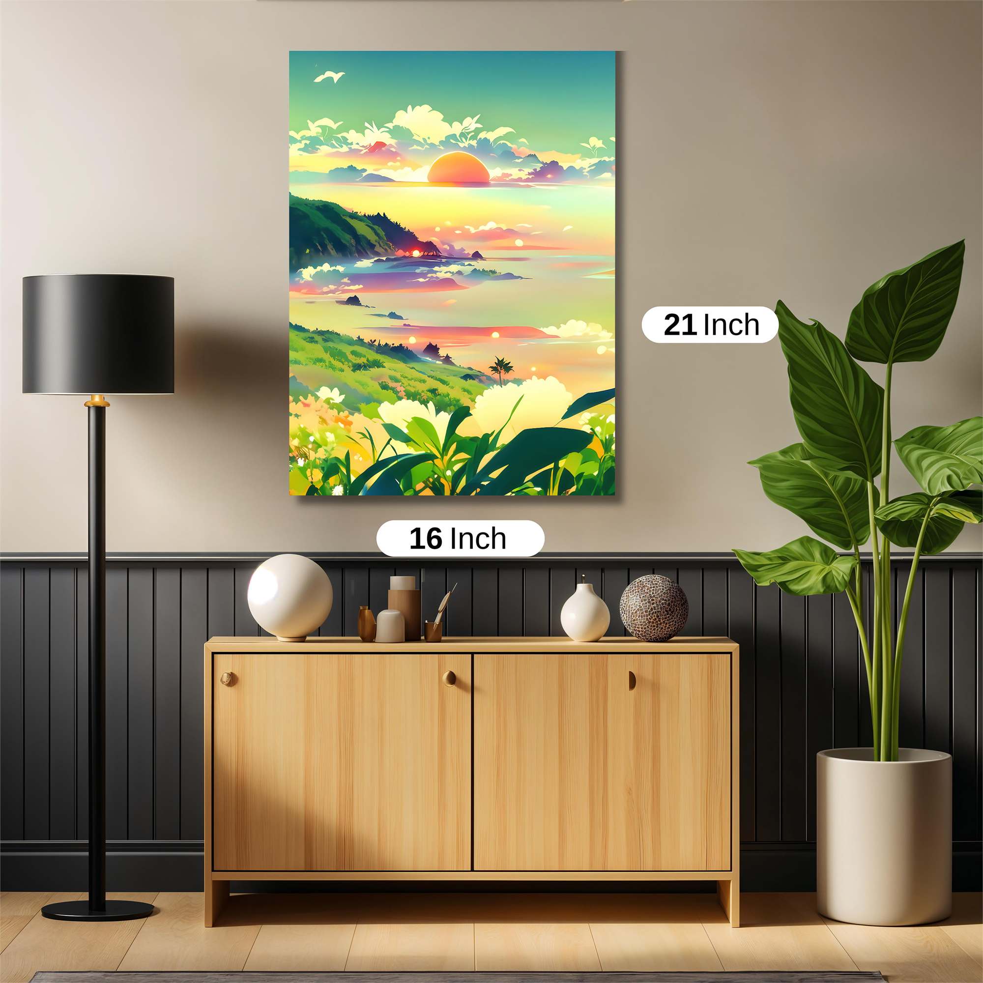 Sunrise Serenity Safe Wall Magnetic / M