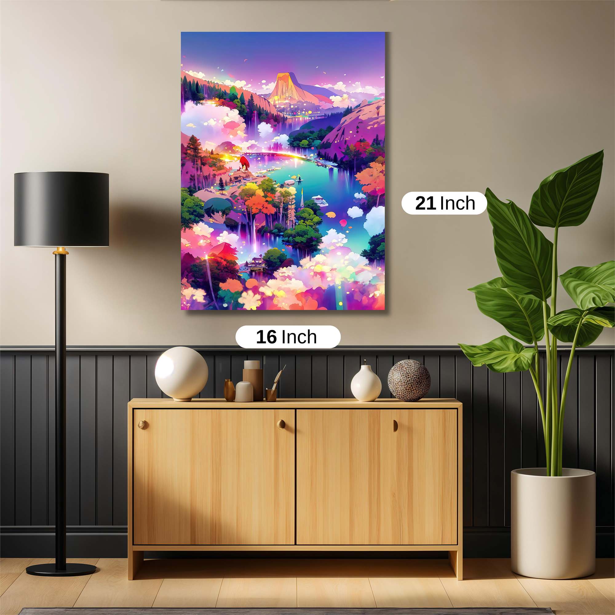 Mountain Dreamscape Safe Wall Magnetic / M