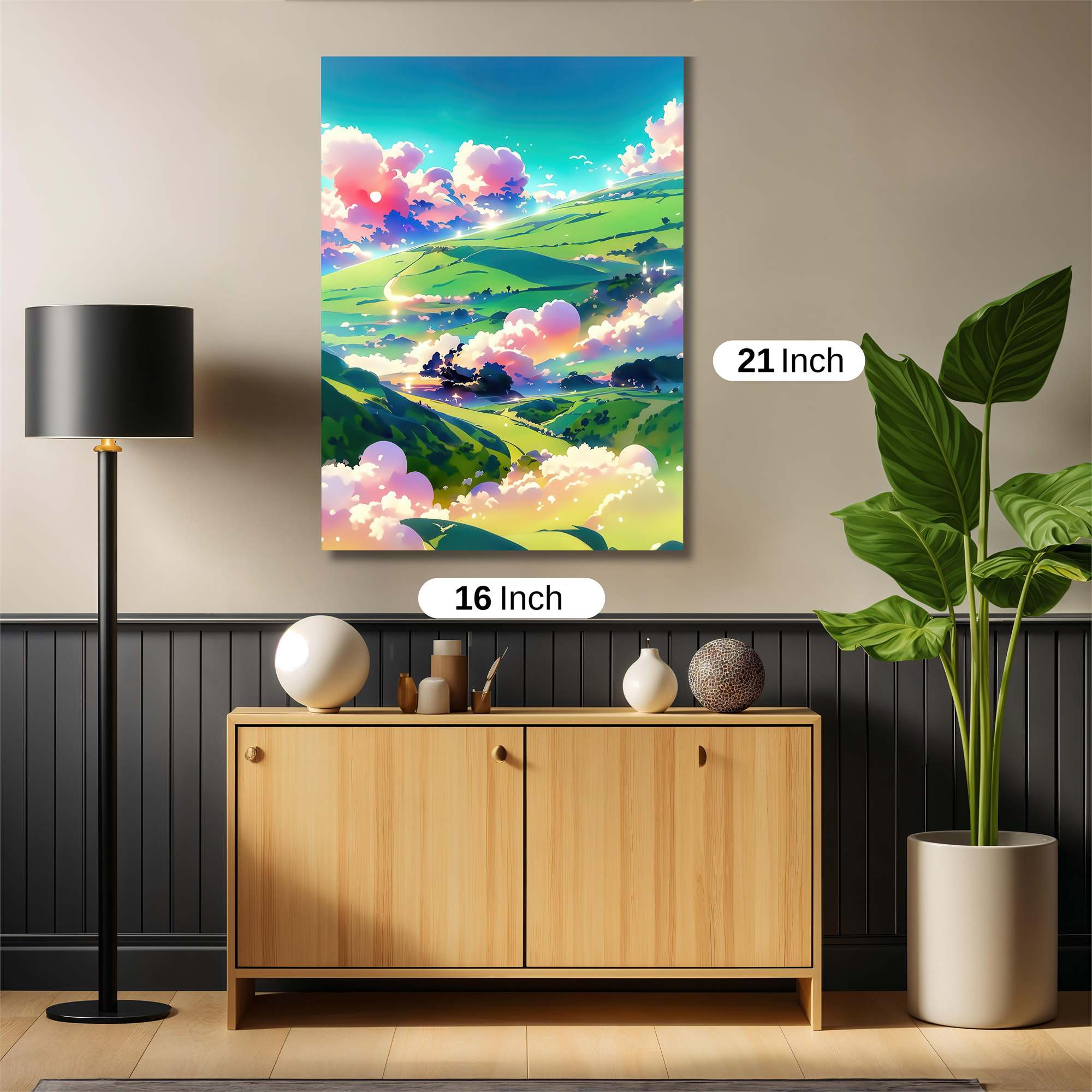 Sunset Serenity Safe Wall Magnetic / M