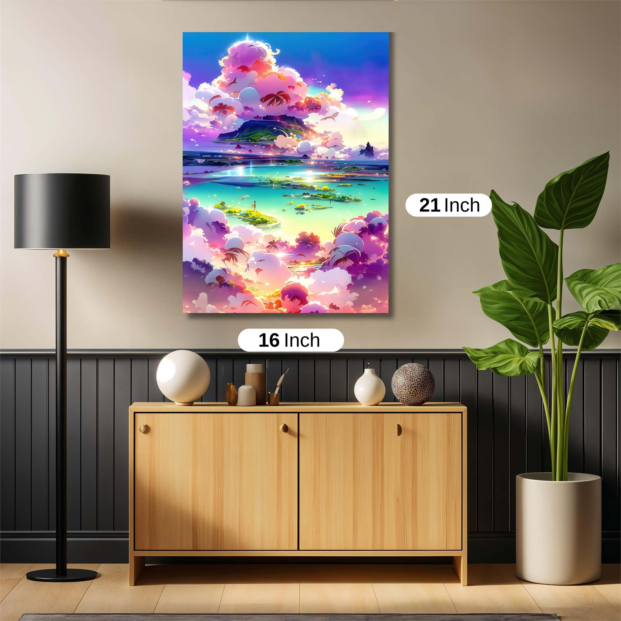 Island Dreamscape Safe Wall Magnetic / M