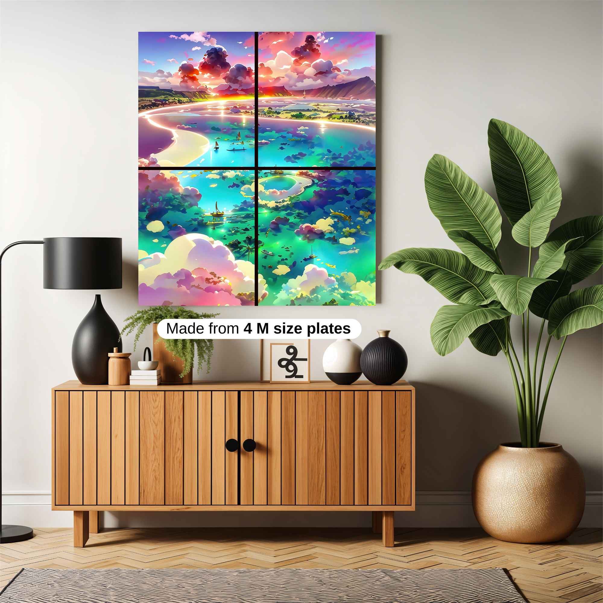 Sunset Serenity Safe Wall Magnetic / M