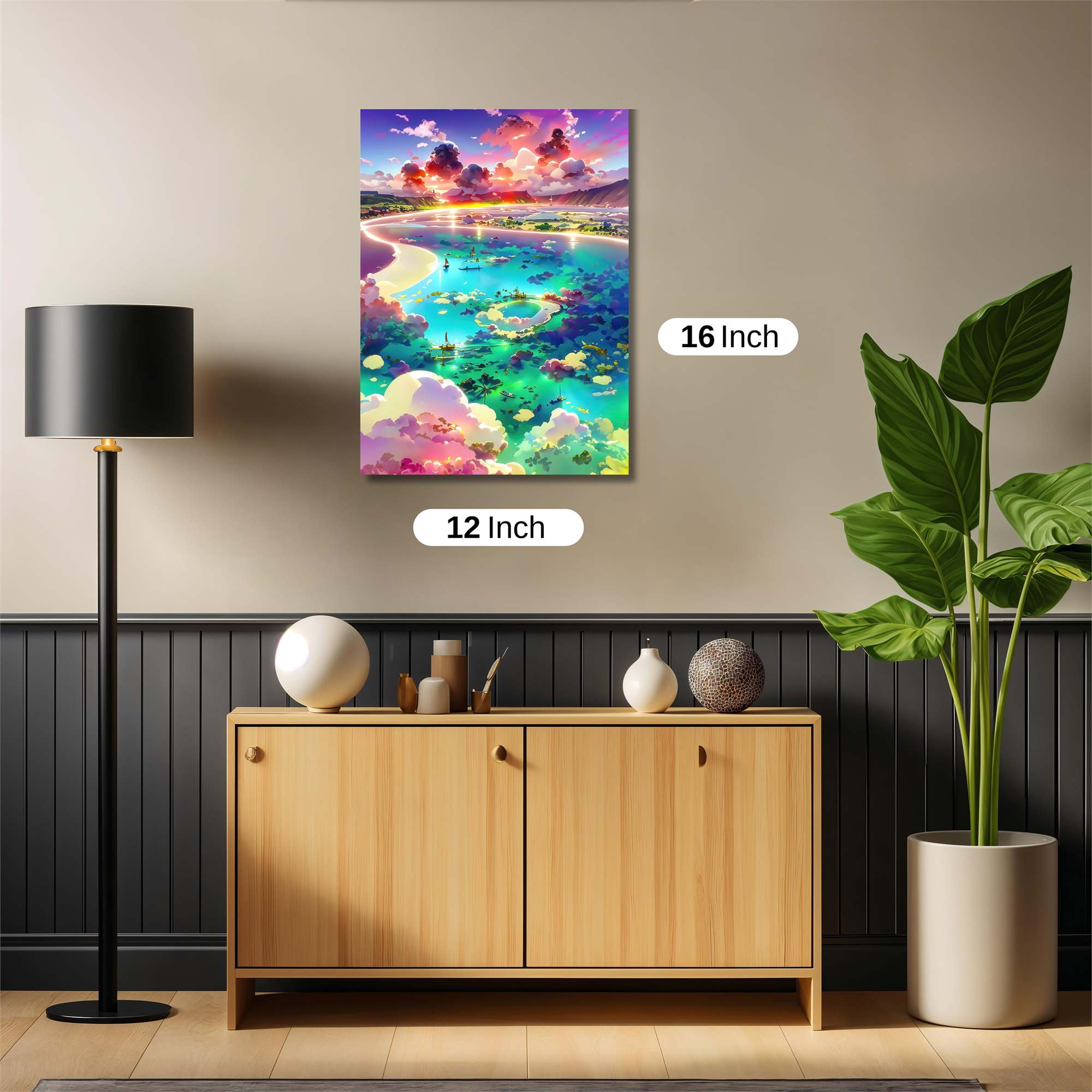 Sunset Serenity Safe Wall Magnetic / M