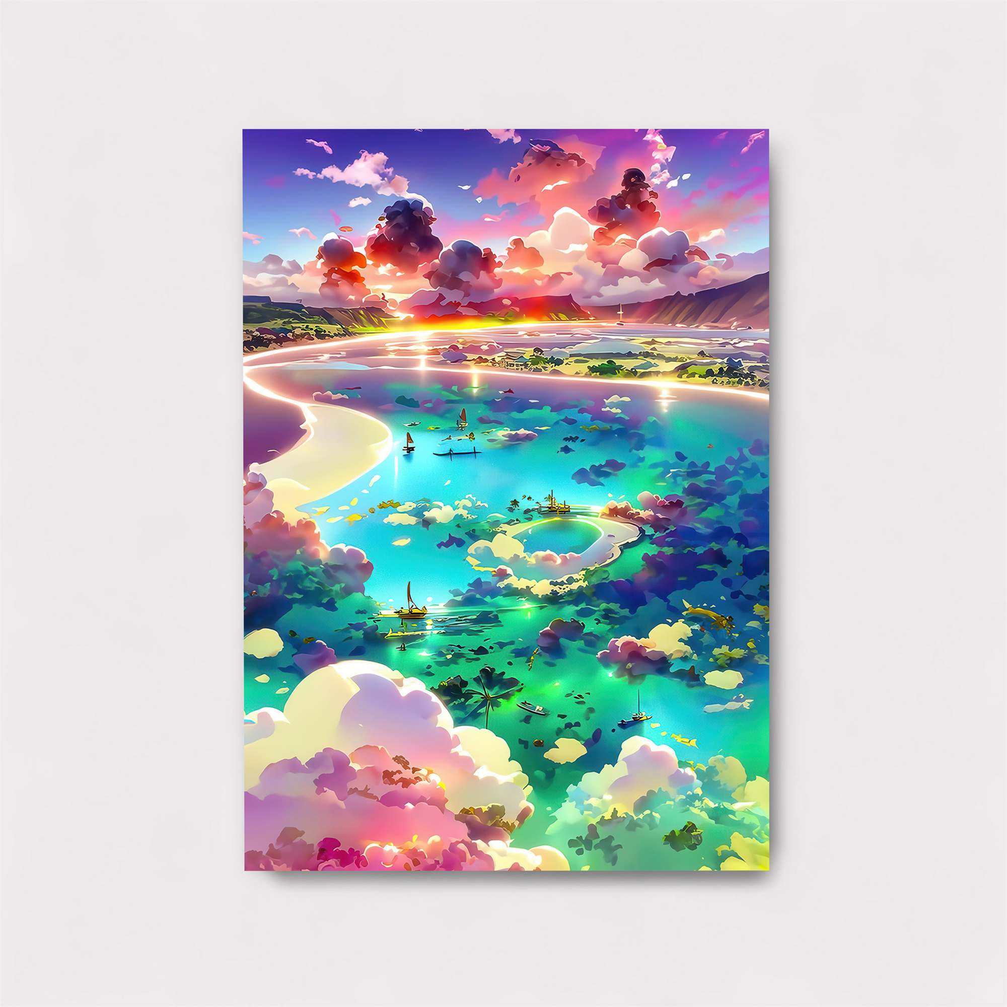 Sunset Serenity Safe Wall Magnetic / M