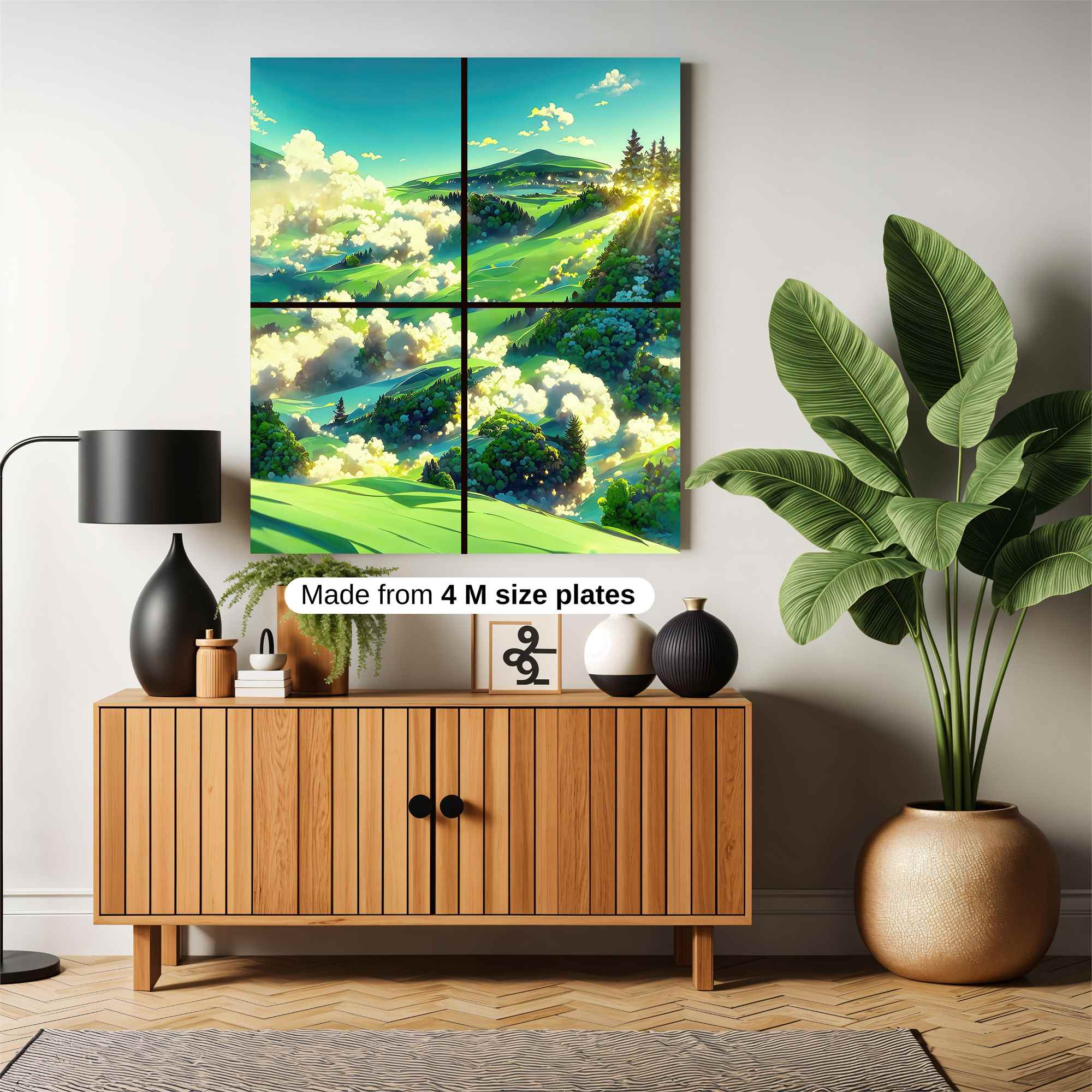 Sunlit Serenity Safe Wall Magnetic / M