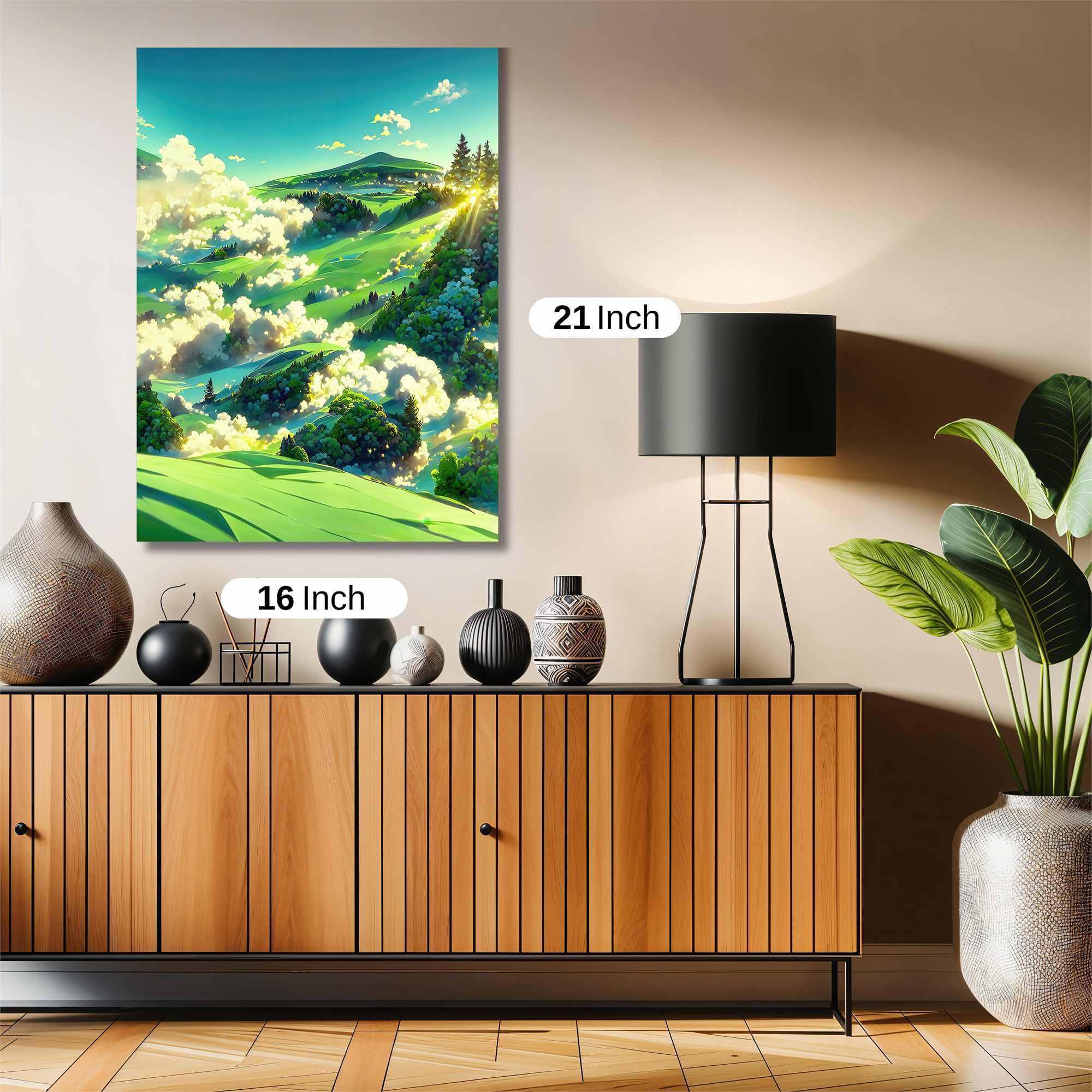 Sunlit Serenity Safe Wall Magnetic / M