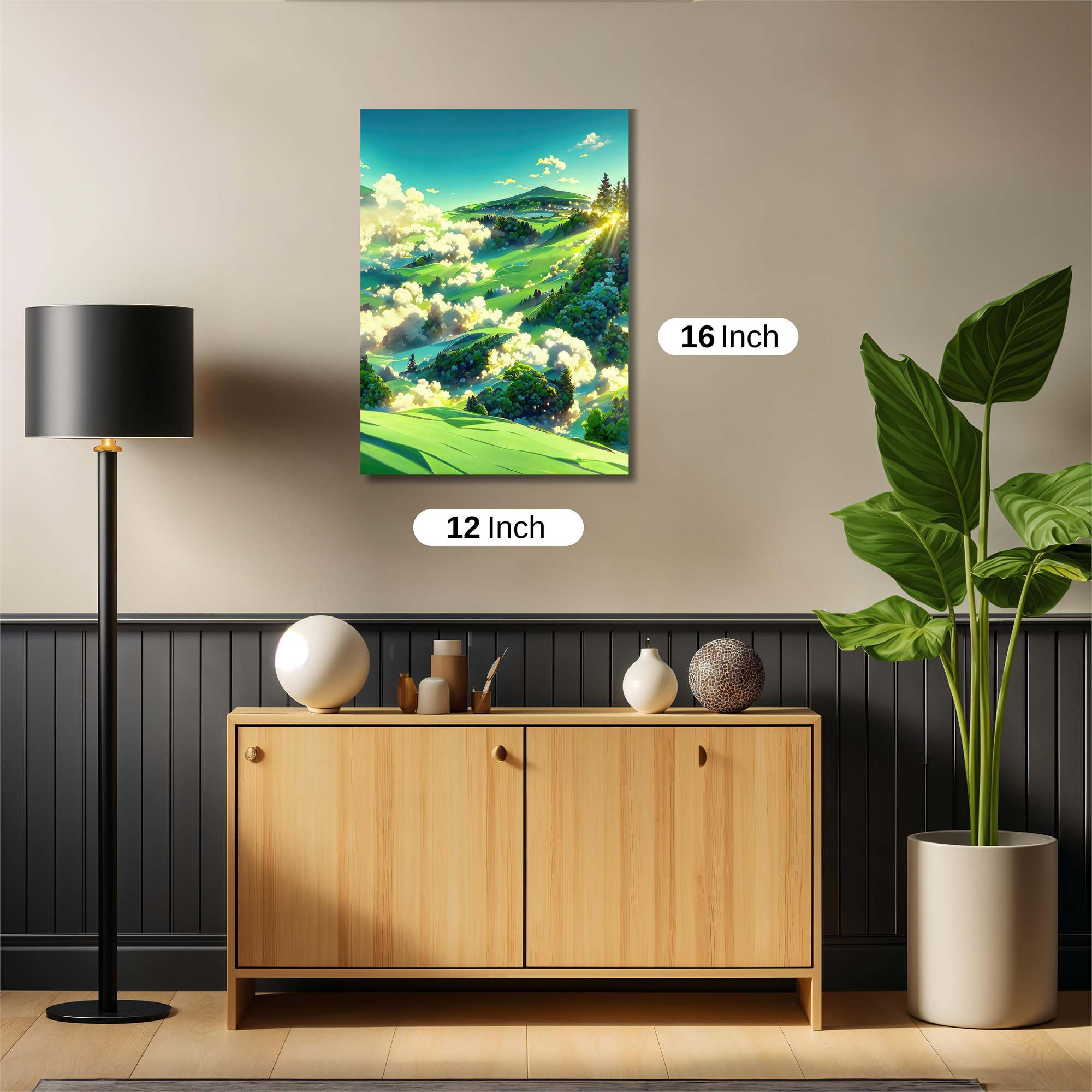 Sunlit Serenity Safe Wall Magnetic / M