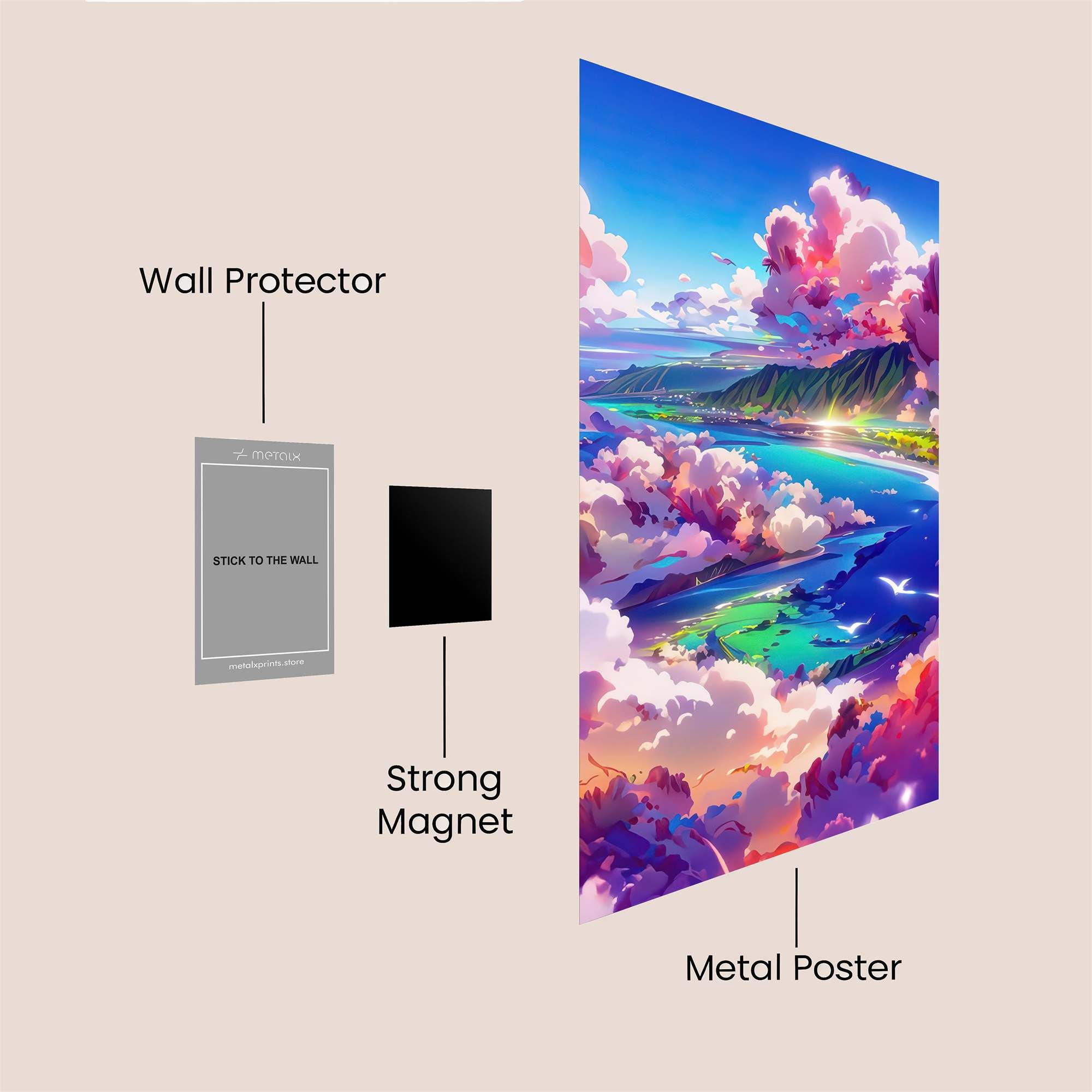 Island Dream Safe Wall Magnetic / M
