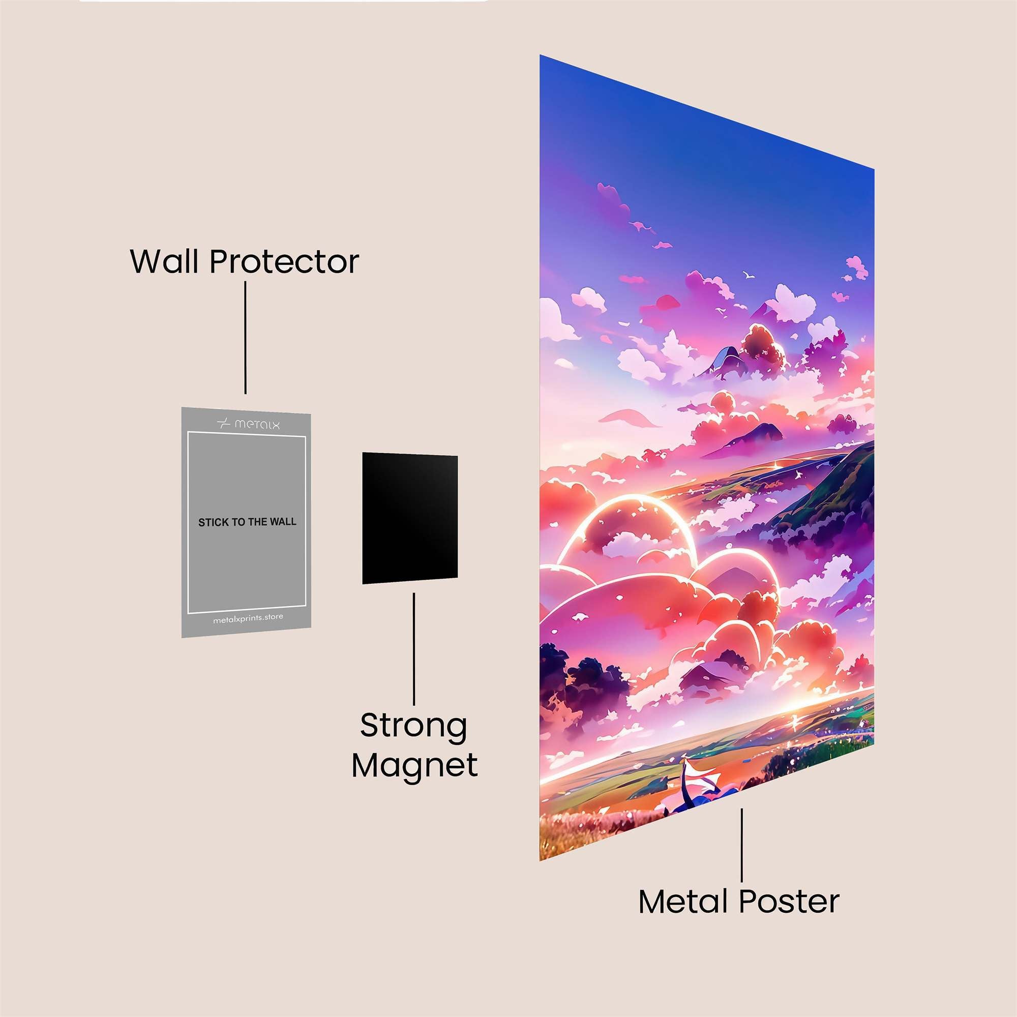 SkyWhisper Safe Wall Magnetic / M
