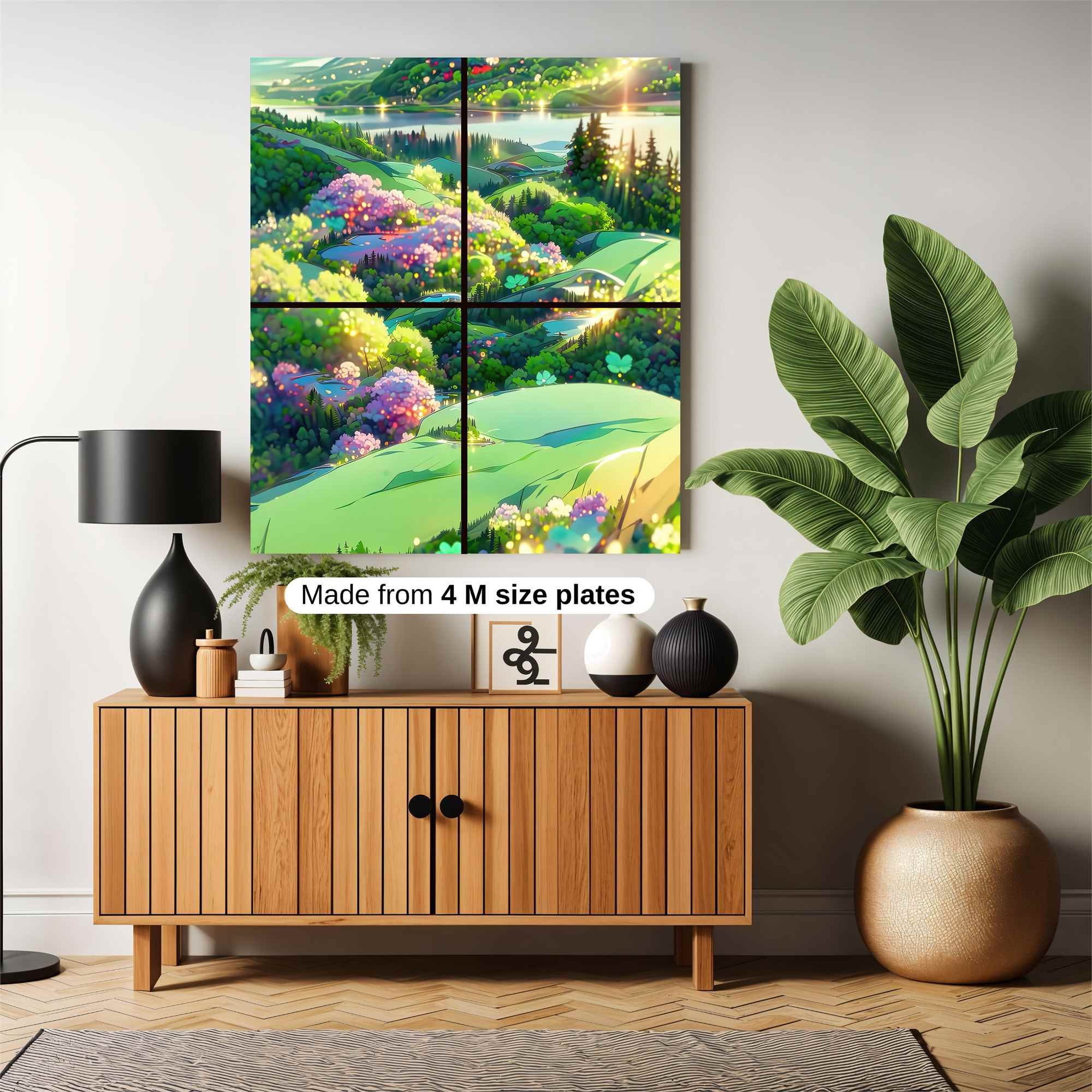 Miyazaki's Dreamscape Safe Wall Magnetic / M