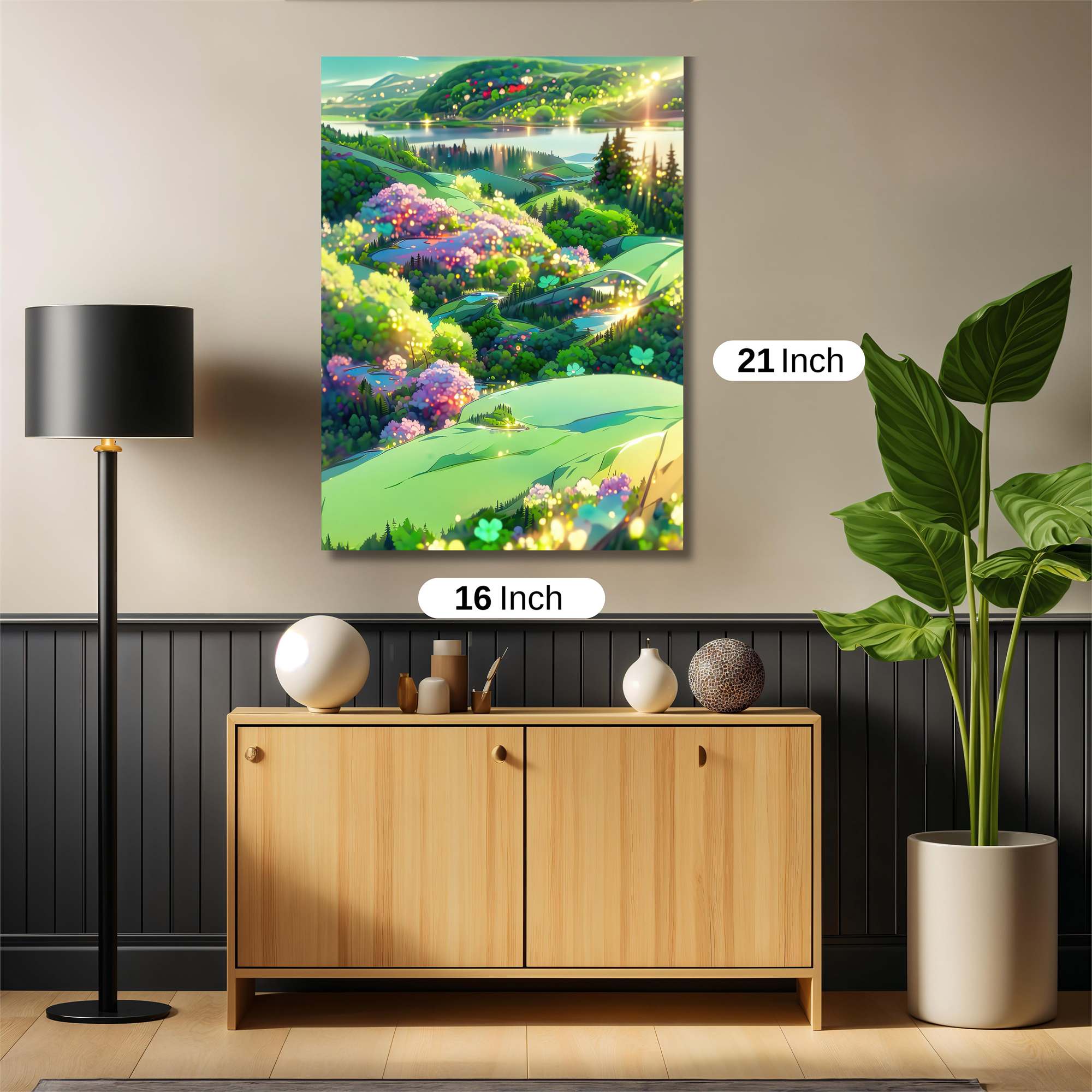 Miyazaki's Dreamscape Safe Wall Magnetic / M