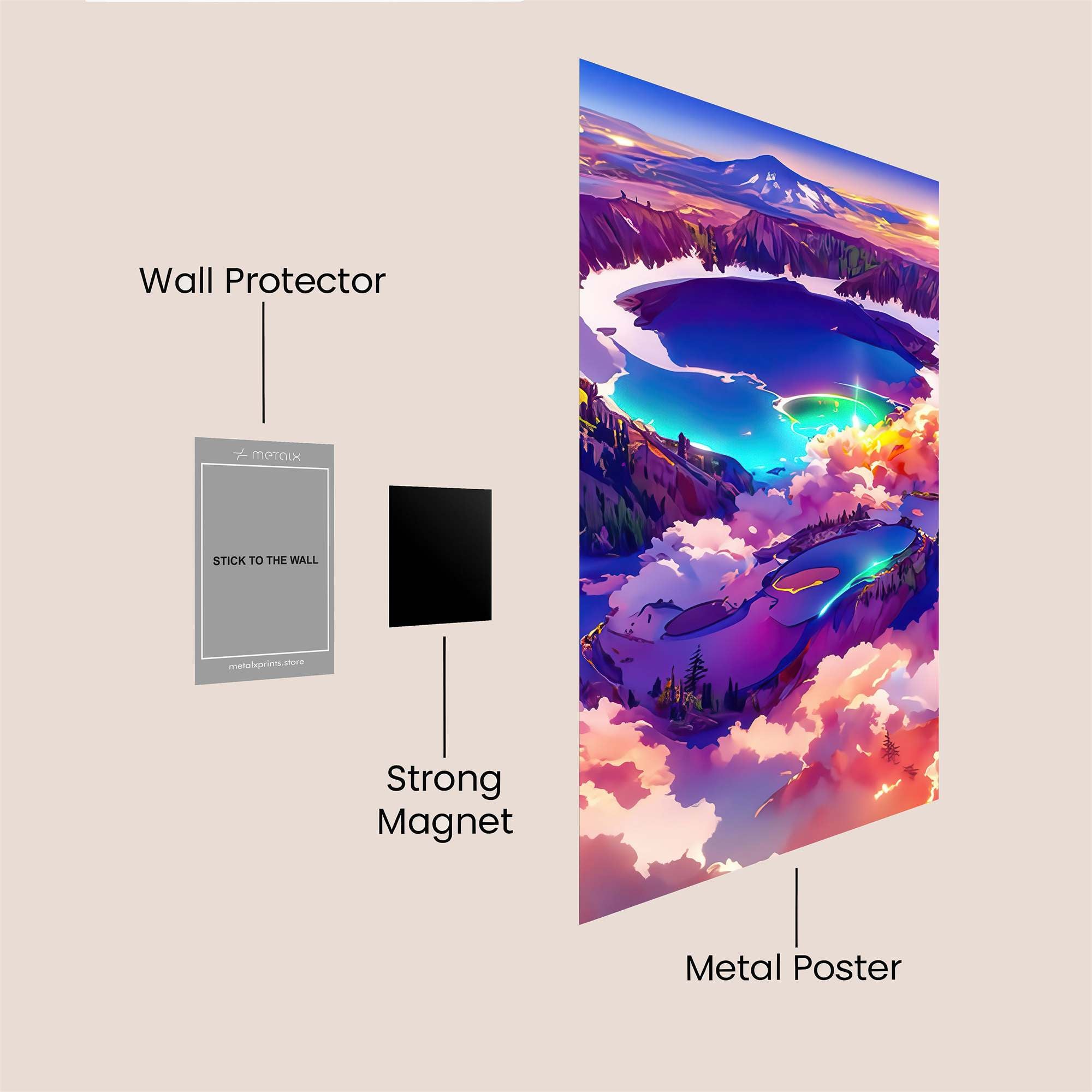 Crater Serenity Safe Wall Magnetic / M