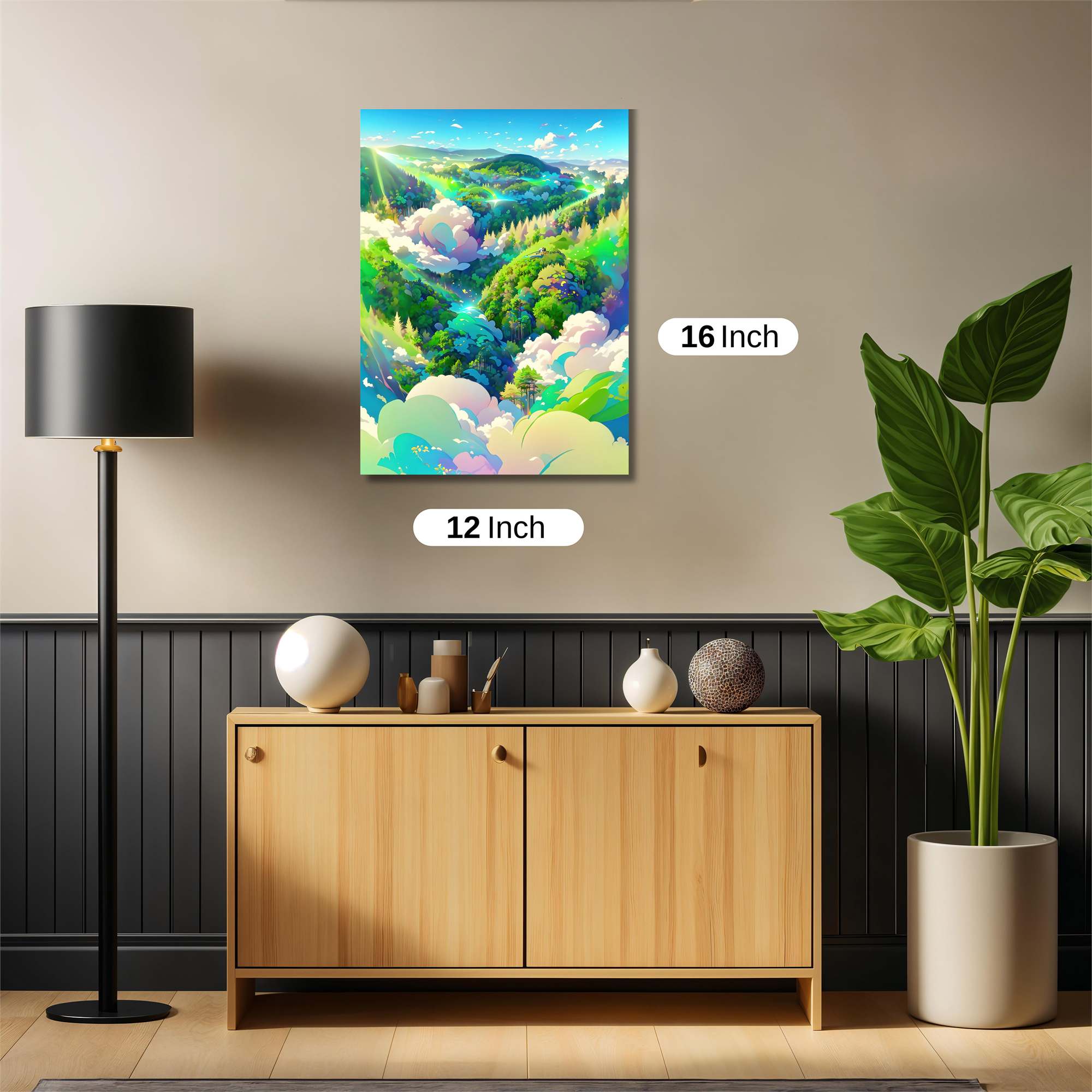 Verdant Serenity Safe Wall Magnetic / M