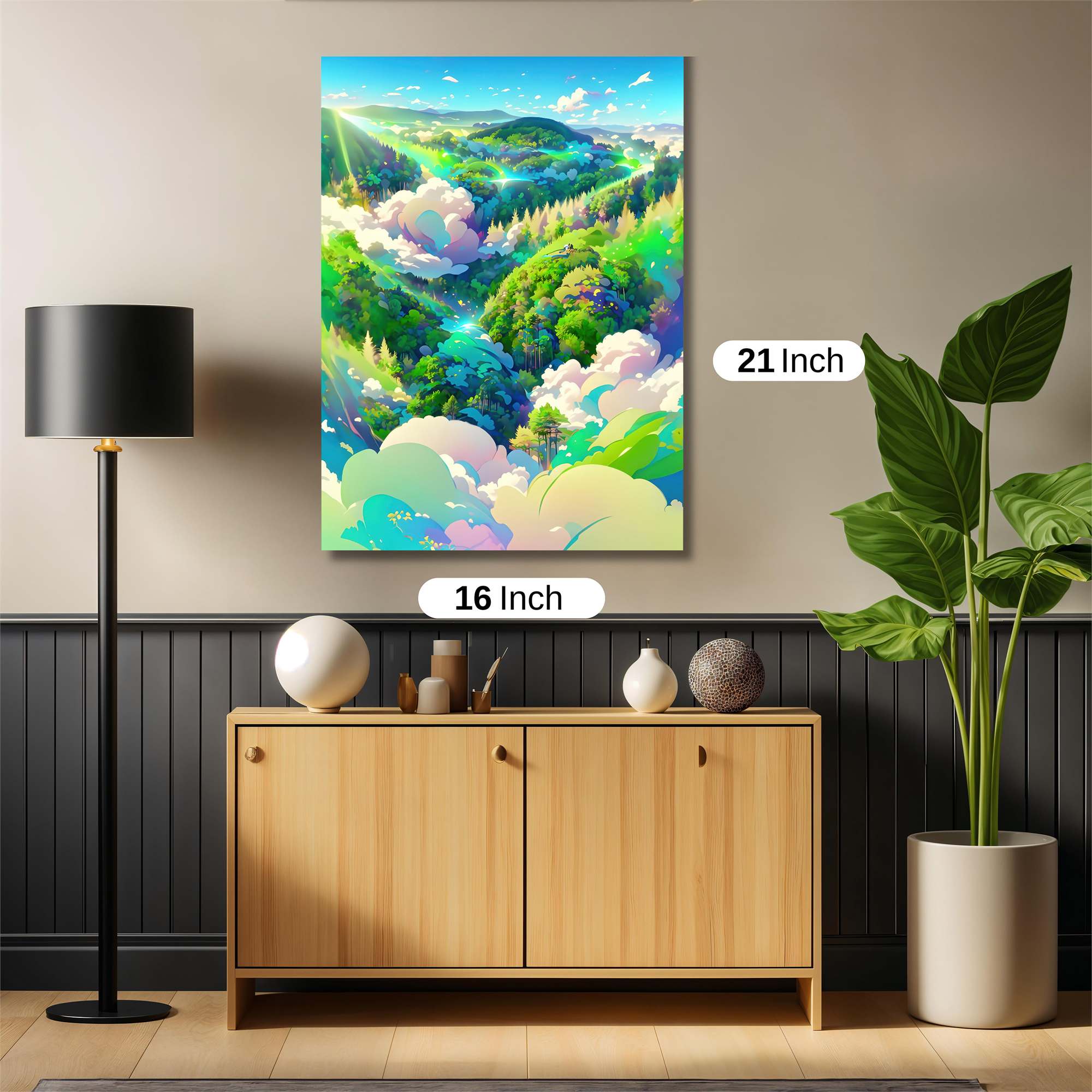 Verdant Serenity Safe Wall Magnetic / M