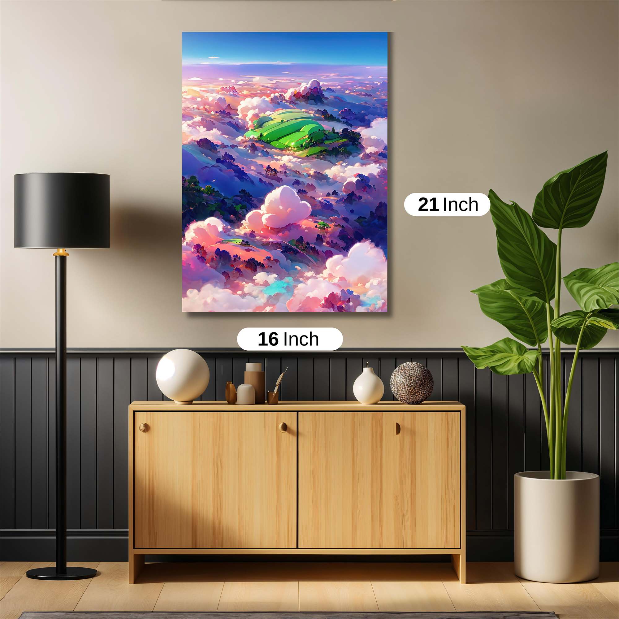 Cloudscape Dream Safe Wall Magnetic / M