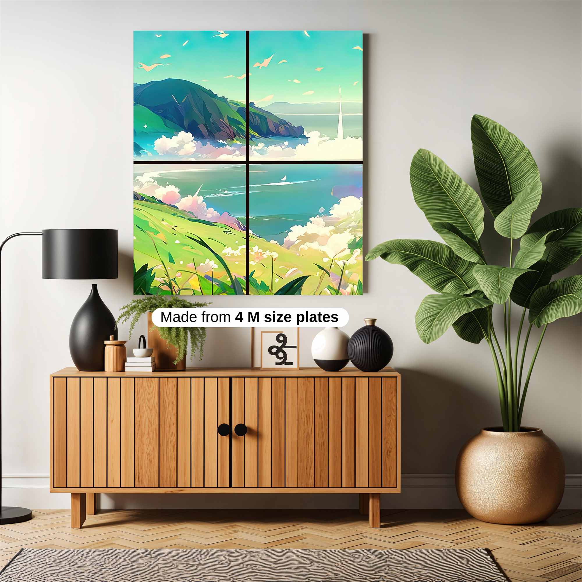 Seaside Serenity Safe Wall Magnetic / M