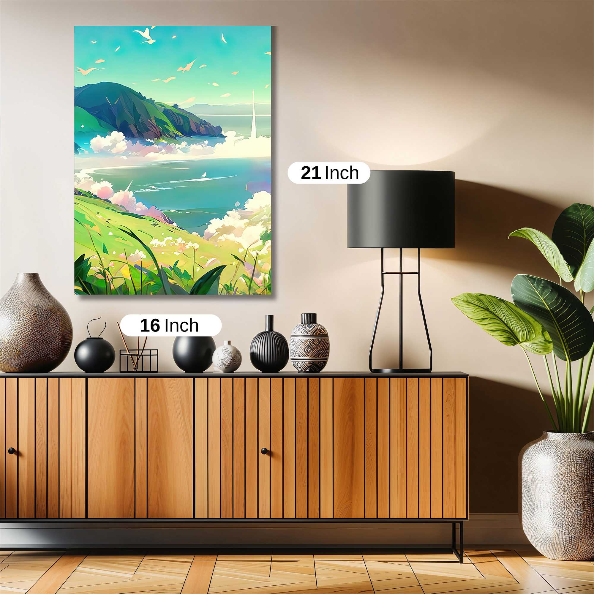 Seaside Serenity Safe Wall Magnetic / M