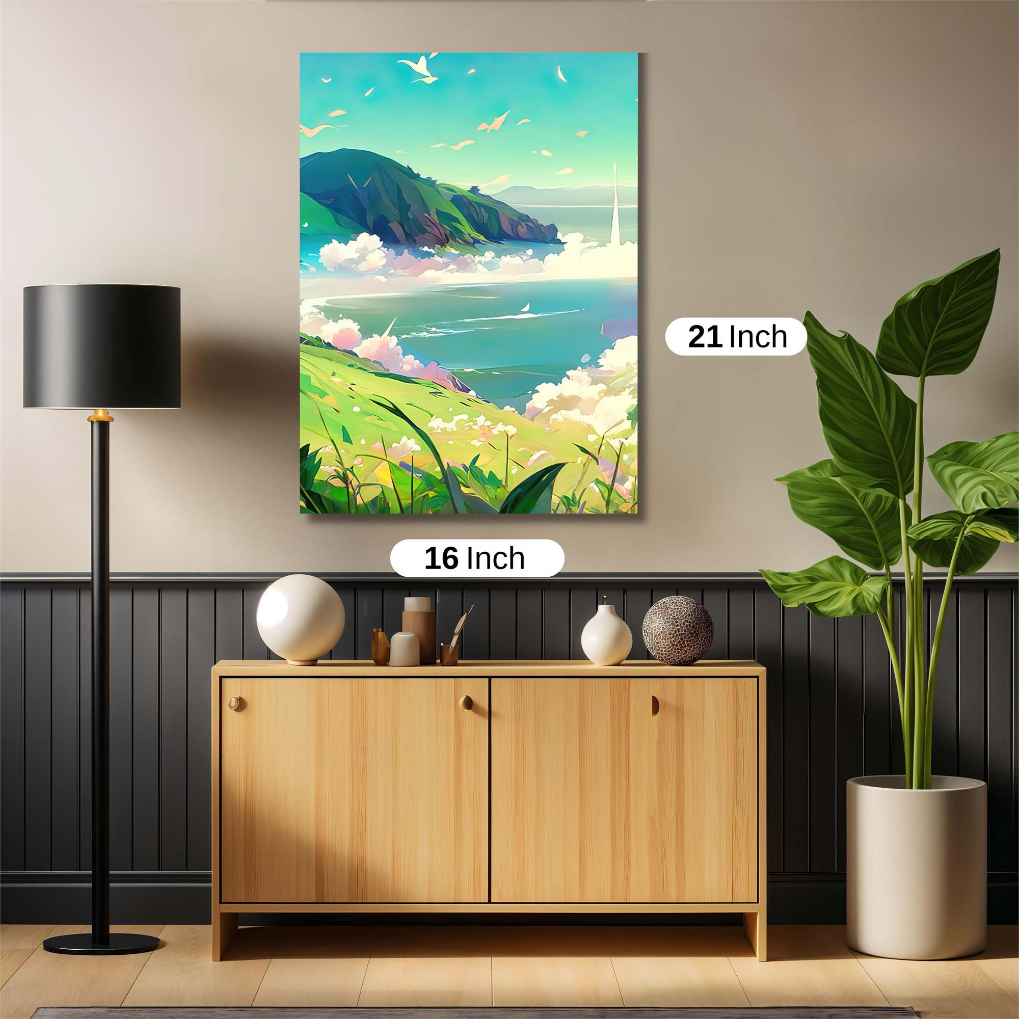 Seaside Serenity Safe Wall Magnetic / M