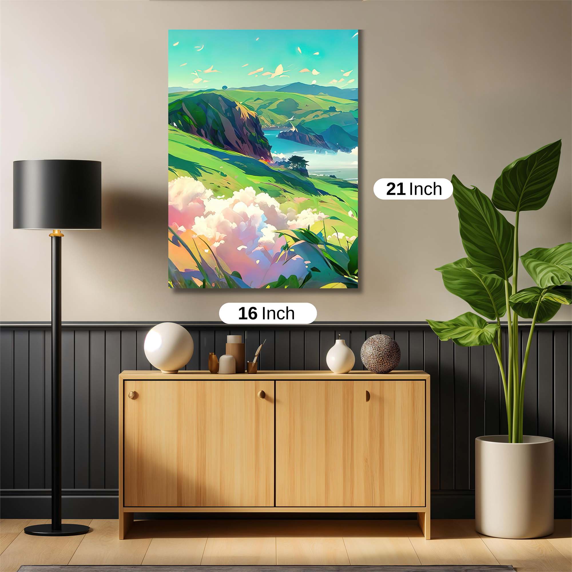 Verdant Serenity Safe Wall Magnetic / M