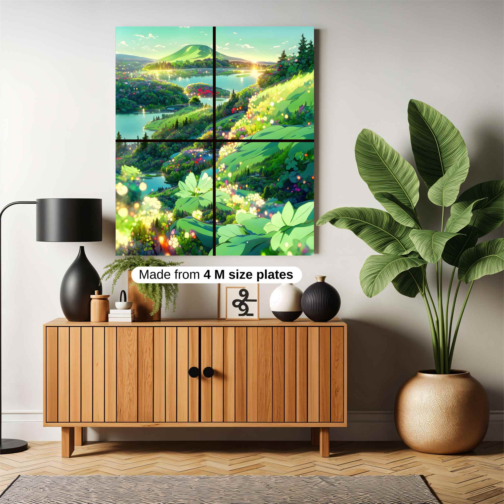 Miyazakian Dreamscape Safe Wall Magnetic / M