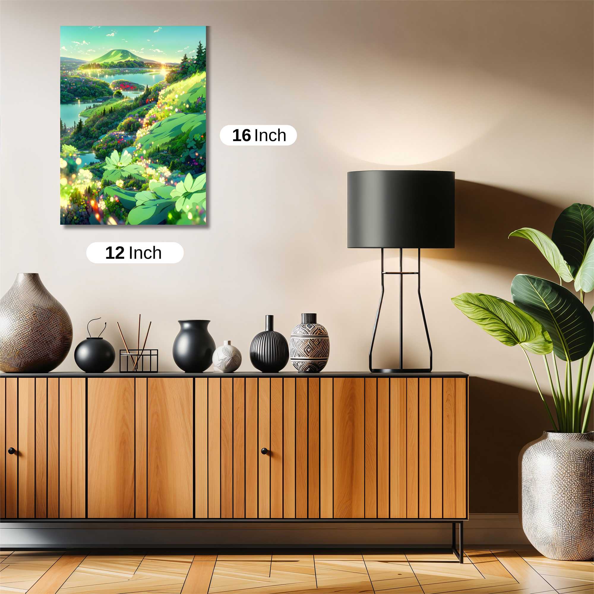 Miyazakian Dreamscape Safe Wall Magnetic / M