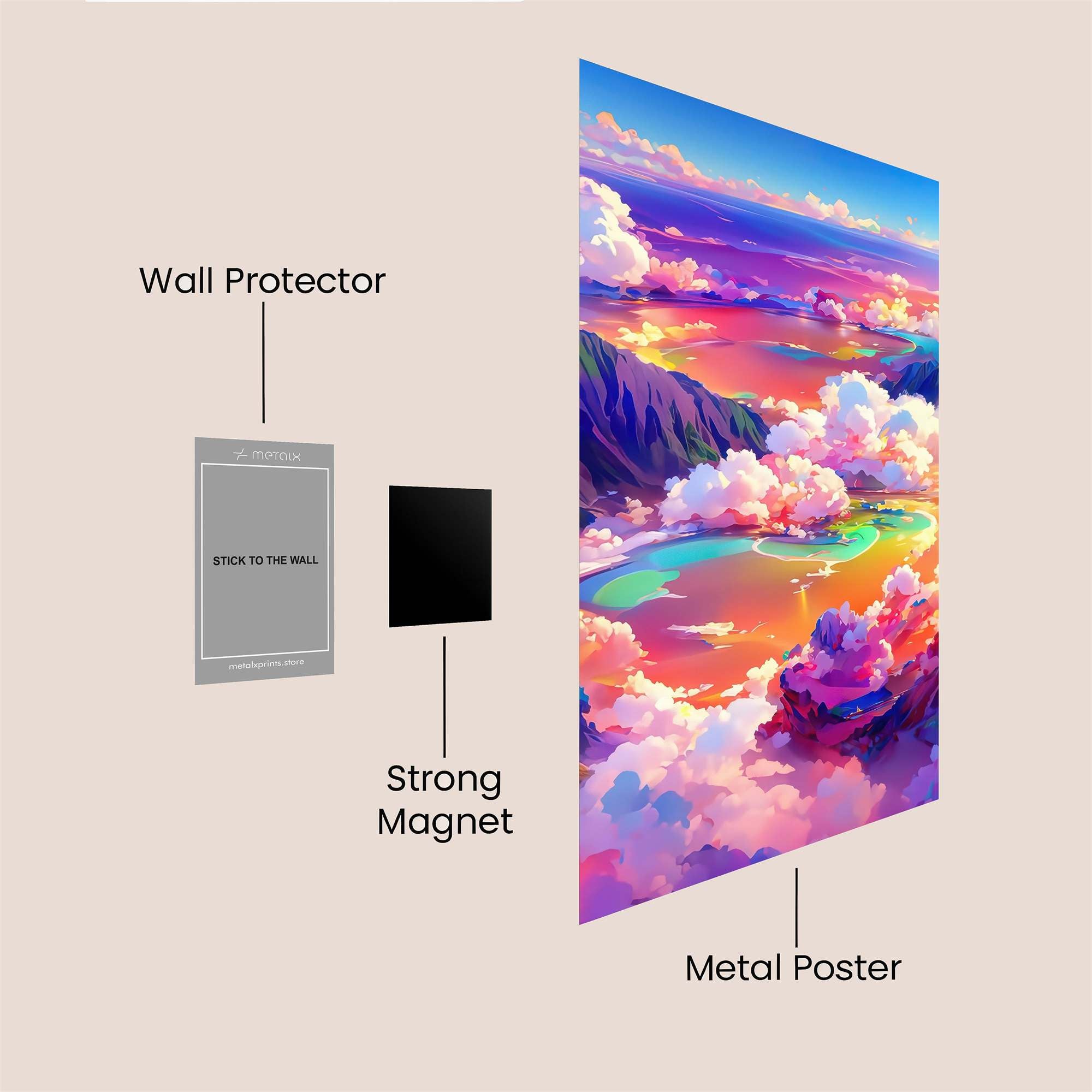Dreamscape Serenity Safe Wall Magnetic / M