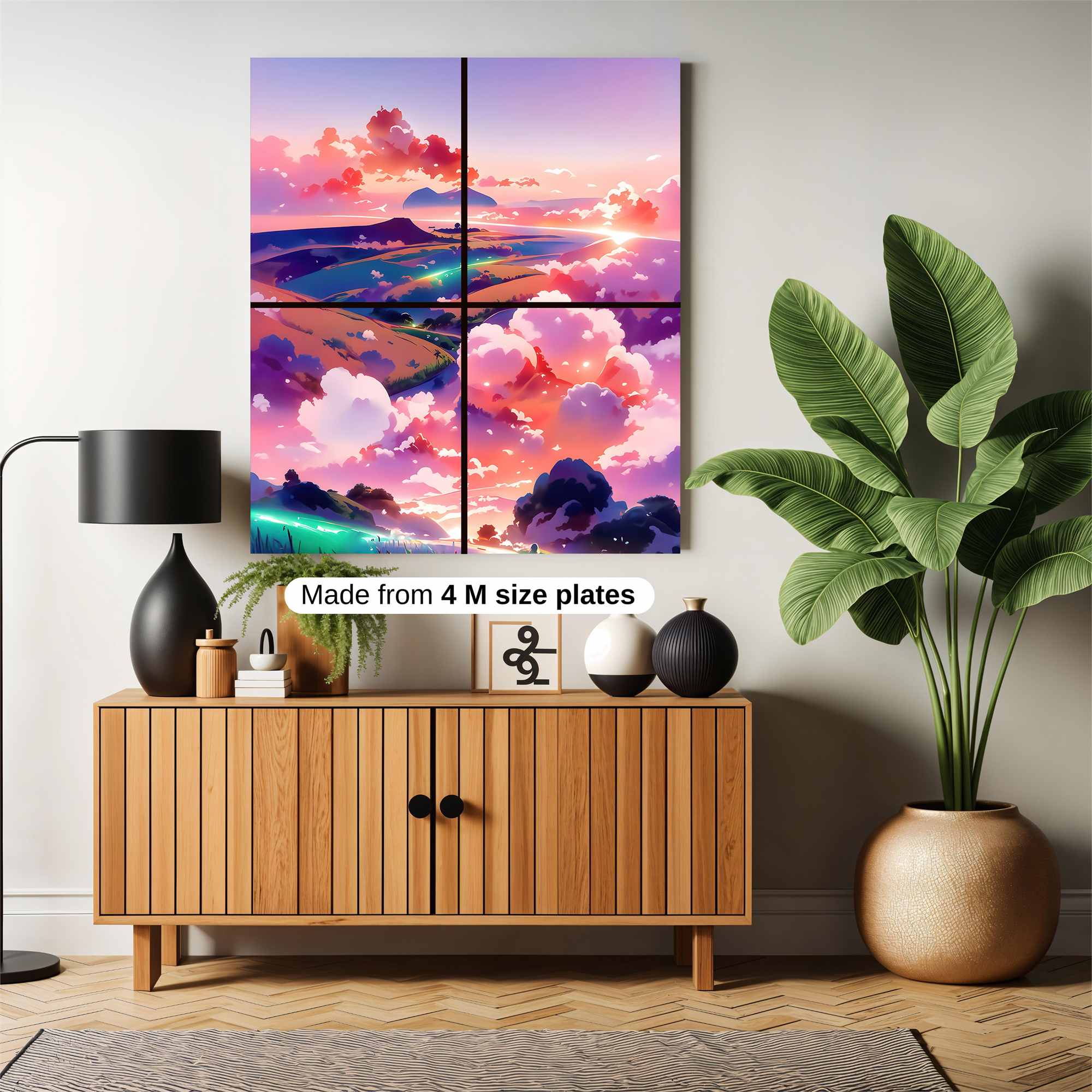 Sunset Serenity Safe Wall Magnetic / M