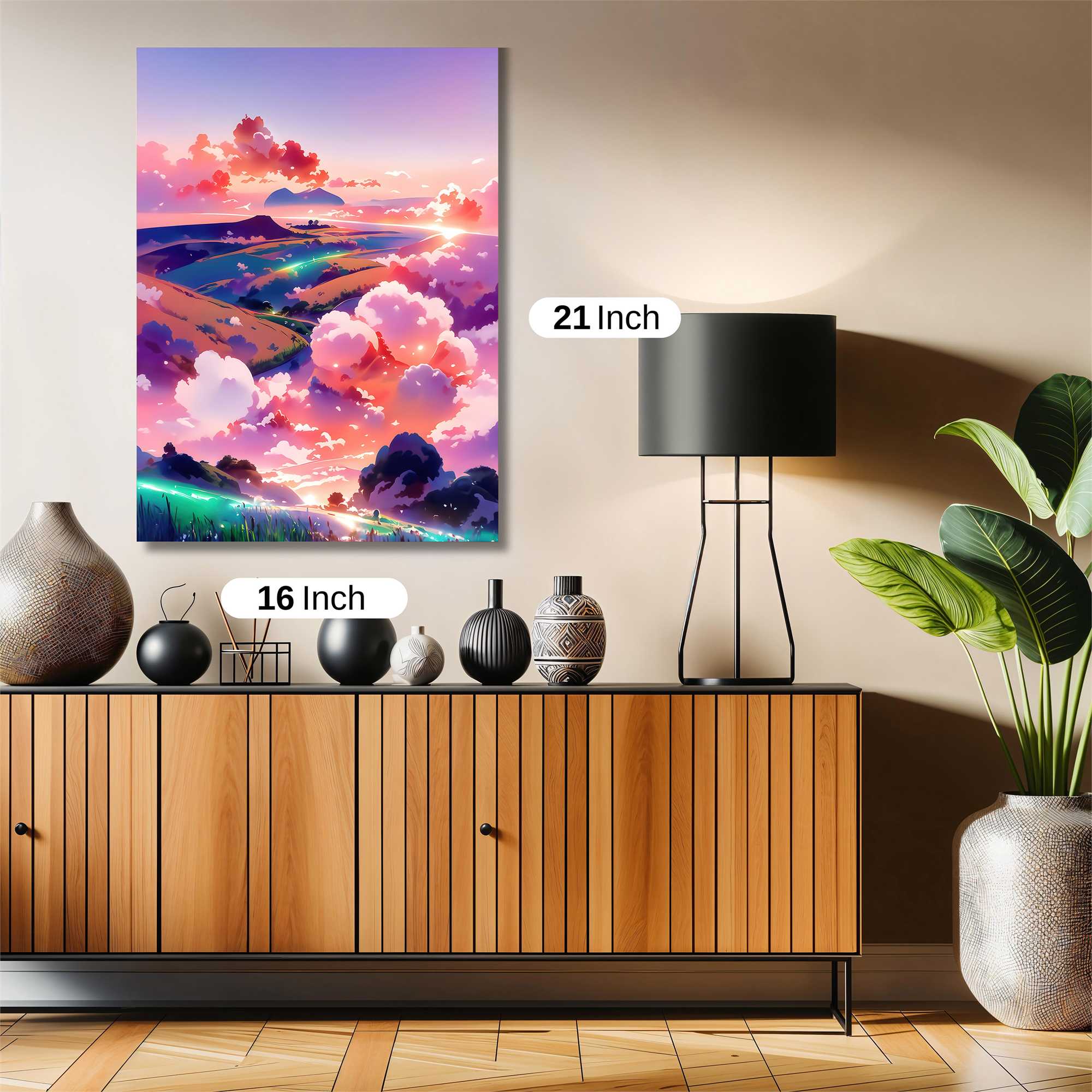 Sunset Serenity Safe Wall Magnetic / M