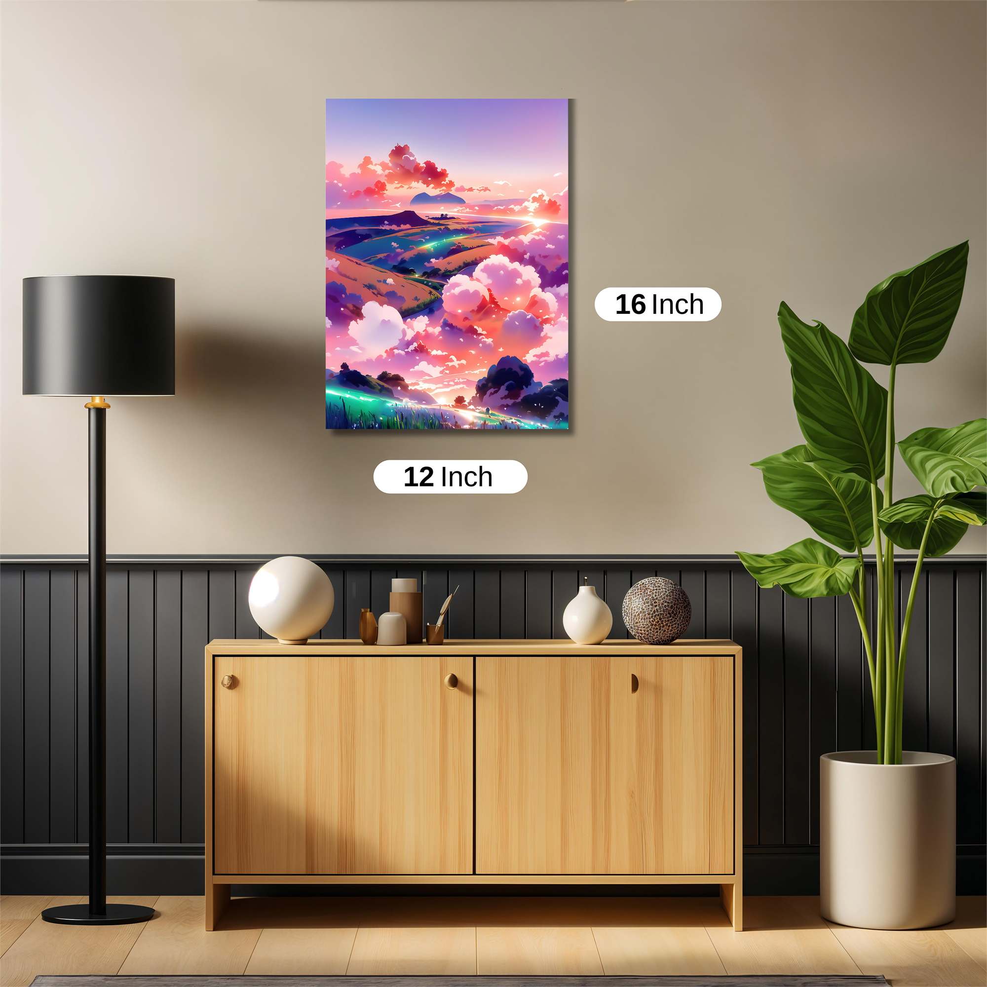 Sunset Serenity Safe Wall Magnetic / M