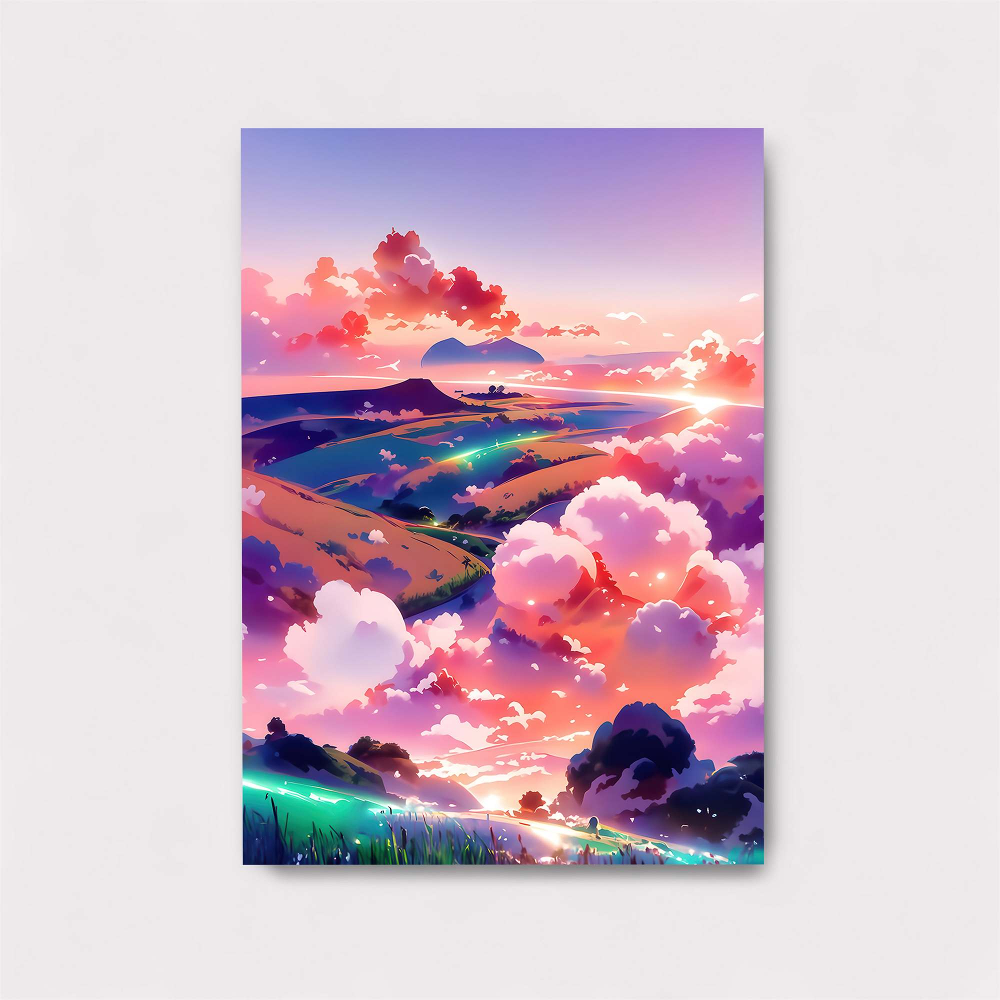 Sunset Serenity Safe Wall Magnetic / M