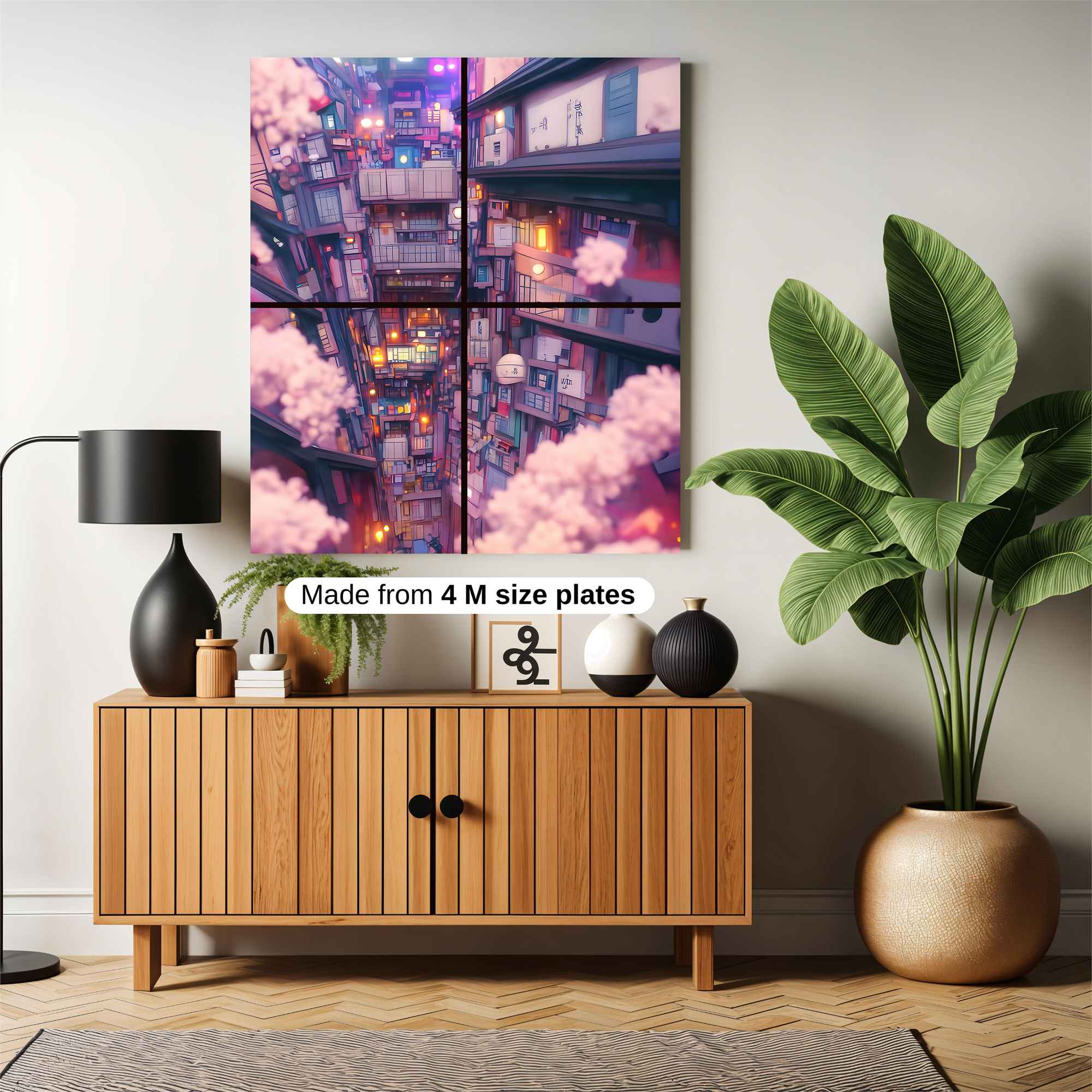 Cyber Blossom Safe Wall Magnetic / M