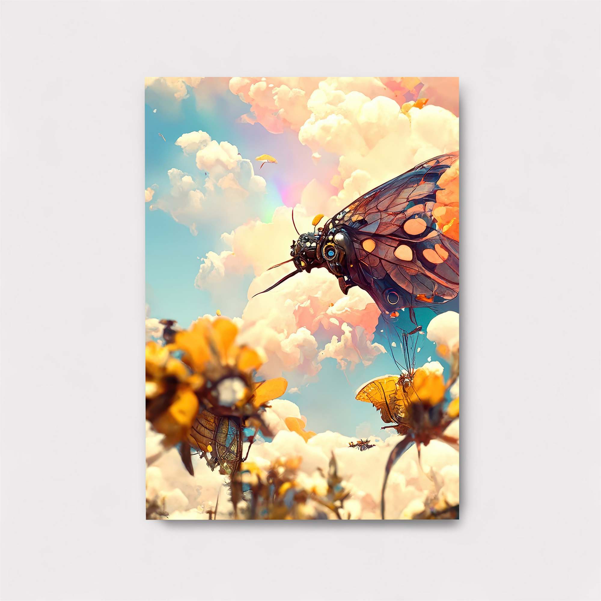 Butterfly Dreamscape Safe Wall Magnetic / M