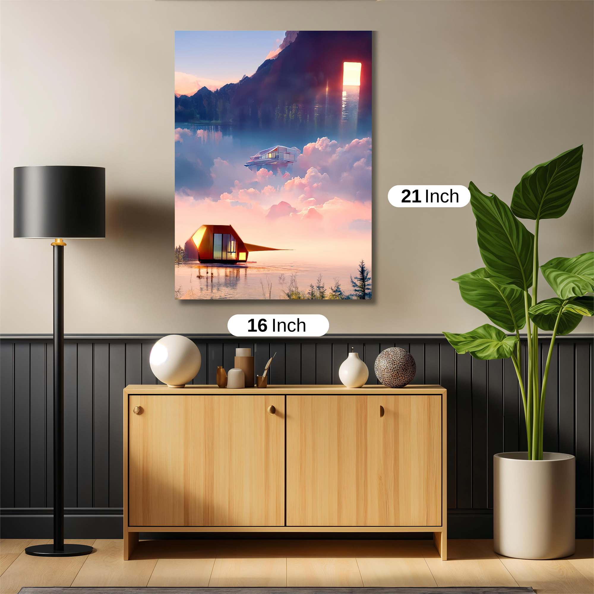 Skyward Serenity Safe Wall Magnetic / M