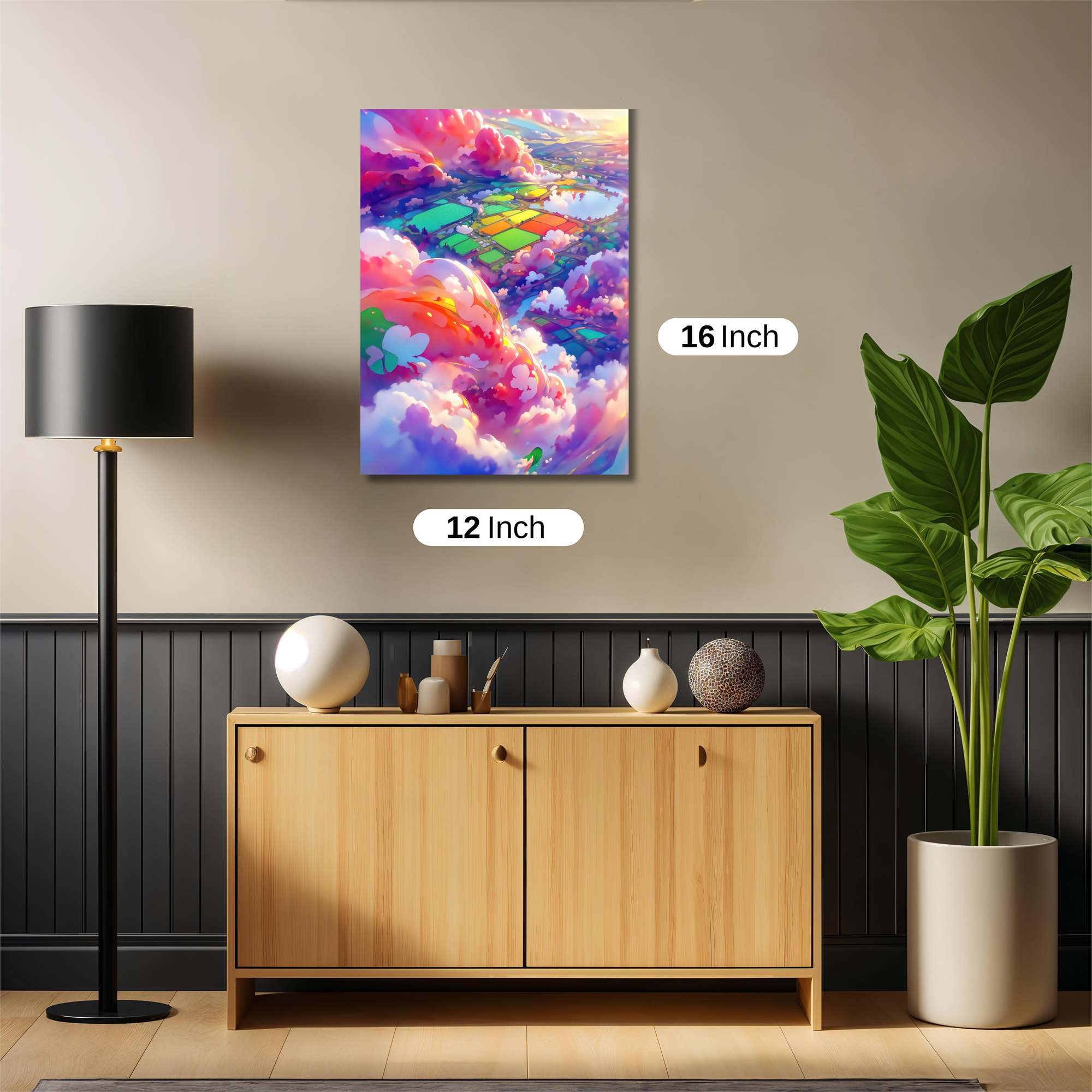 Cloudscape Dream Safe Wall Magnetic / M