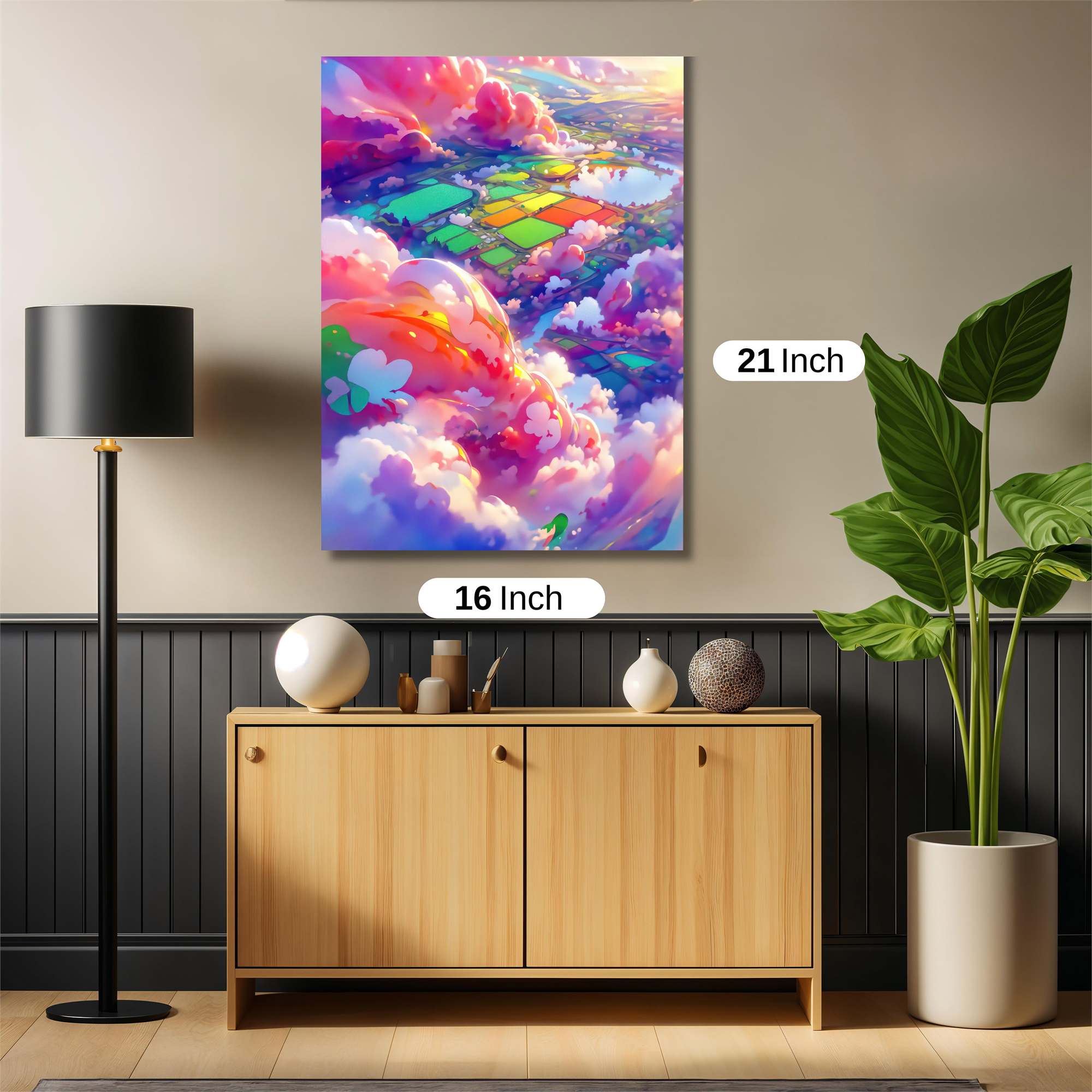 Cloudscape Dream Safe Wall Magnetic / M