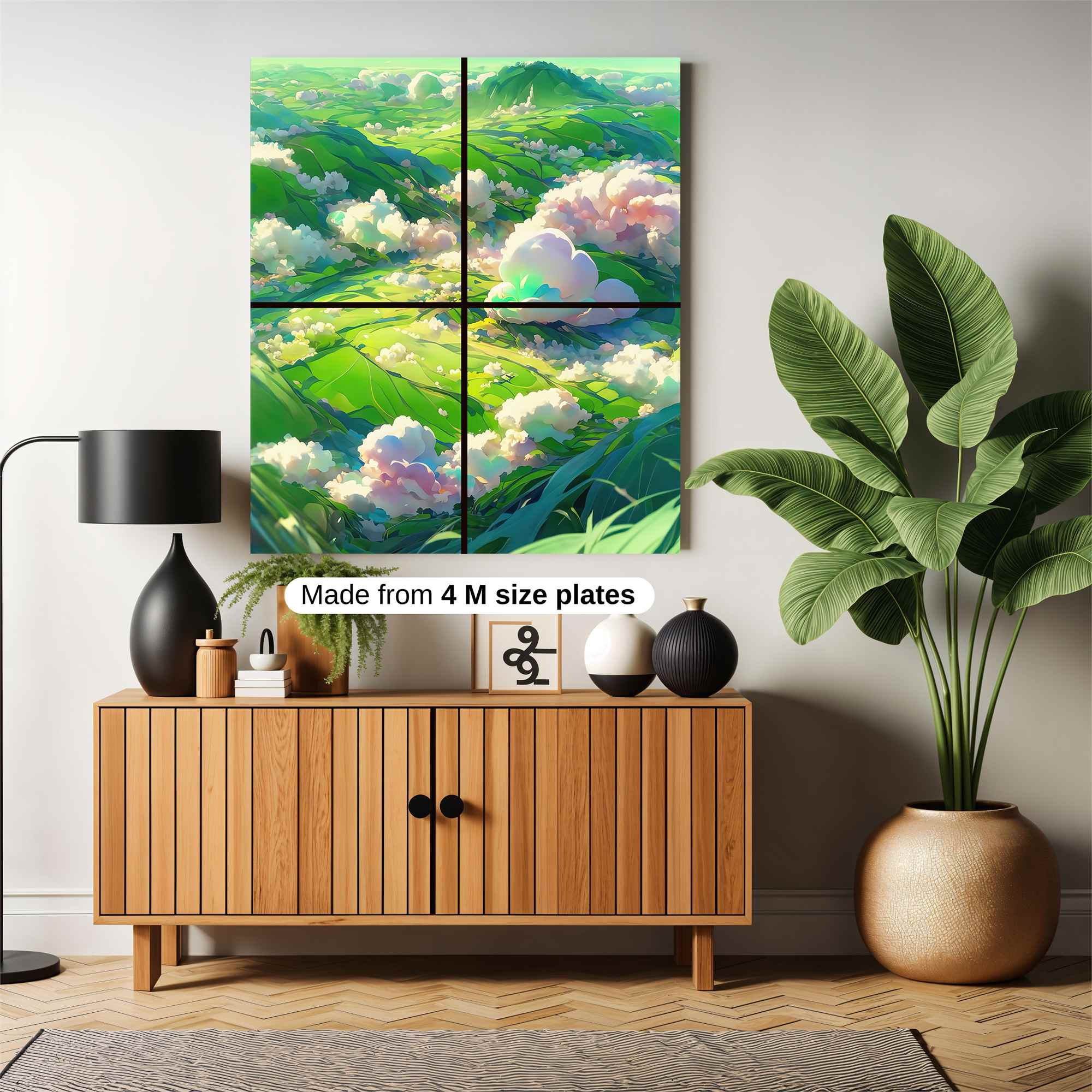 Cloudscape Bliss Safe Wall Magnetic / M